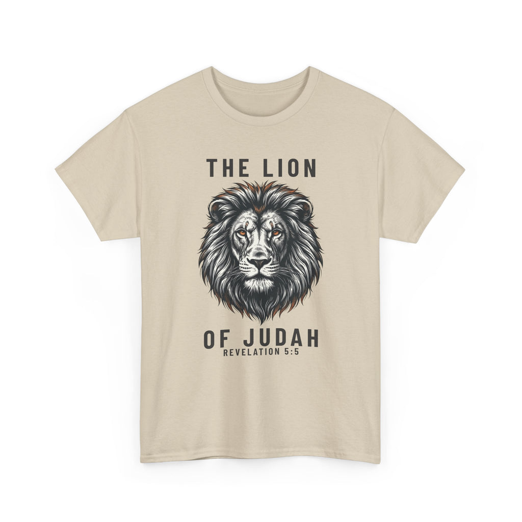 Lion of Judah | High-Contrast Premium Heavyweight T-Shirt