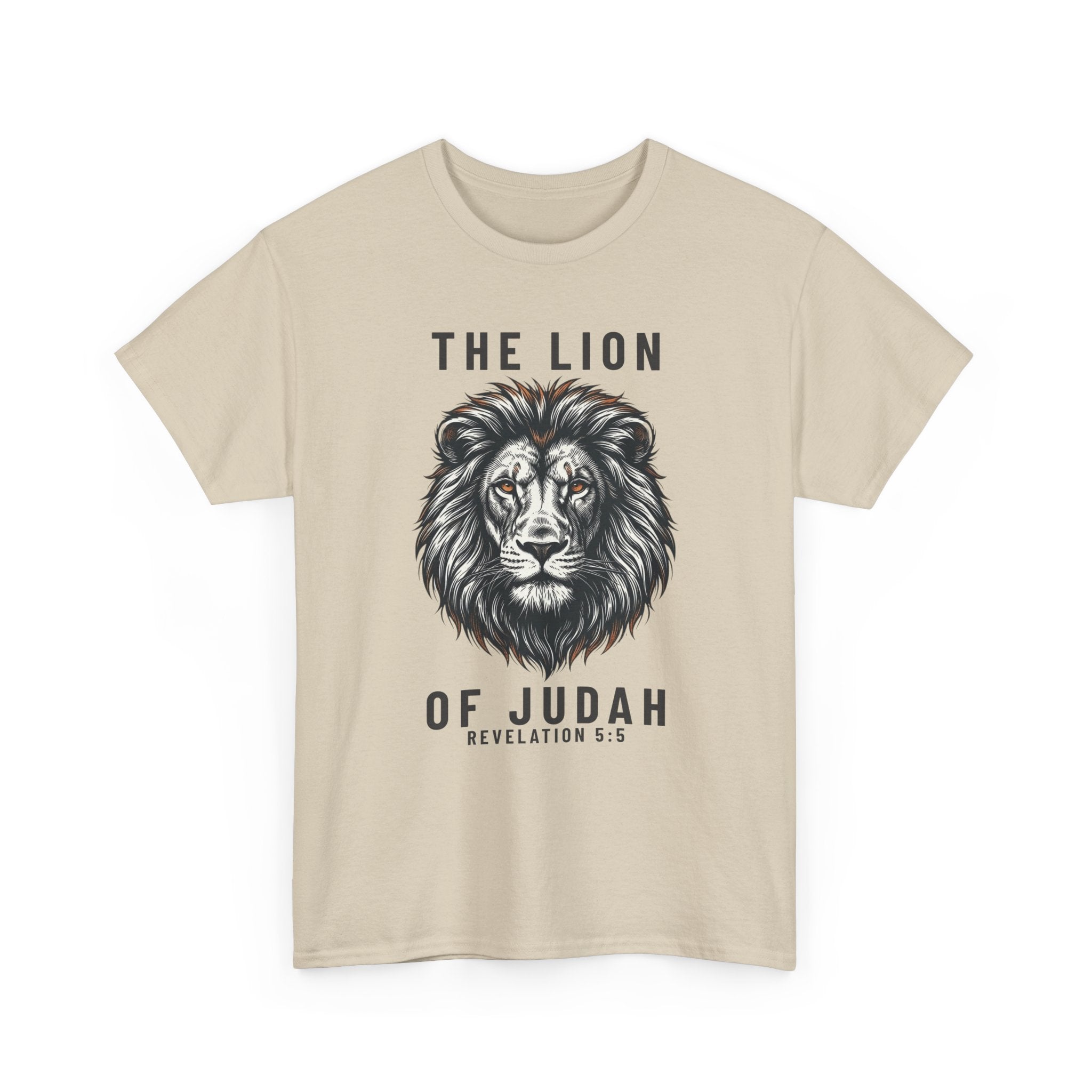 Lion of Judah | High-Contrast Premium Heavyweight T-Shirt