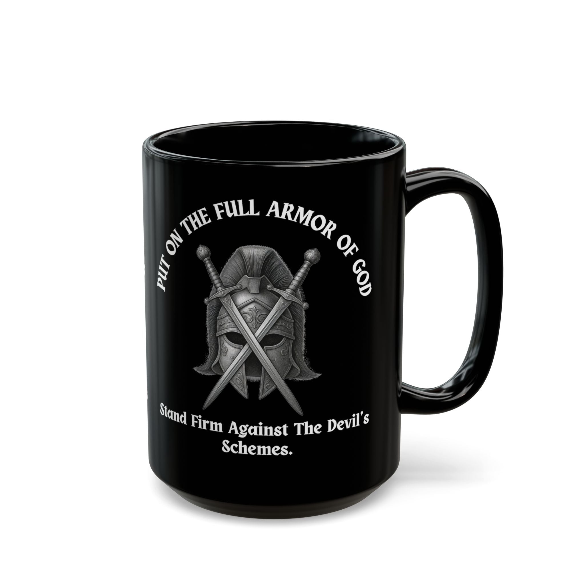 Armor of God Warrior Mug | Premium 15oz Etched Ceramic