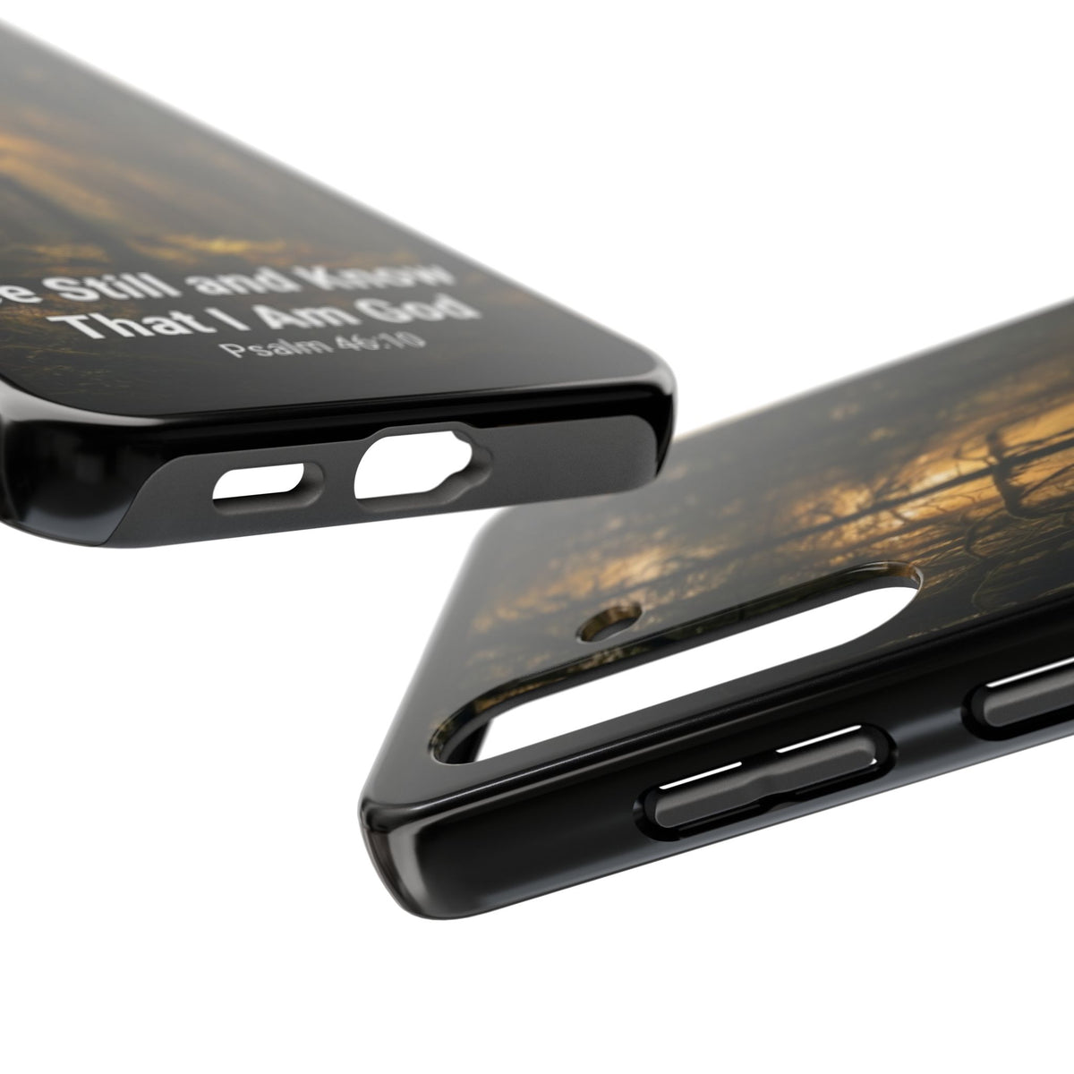 Bible Verse Phone Case — "Be Still and Know That I Am God" (Psalm 46:10)
