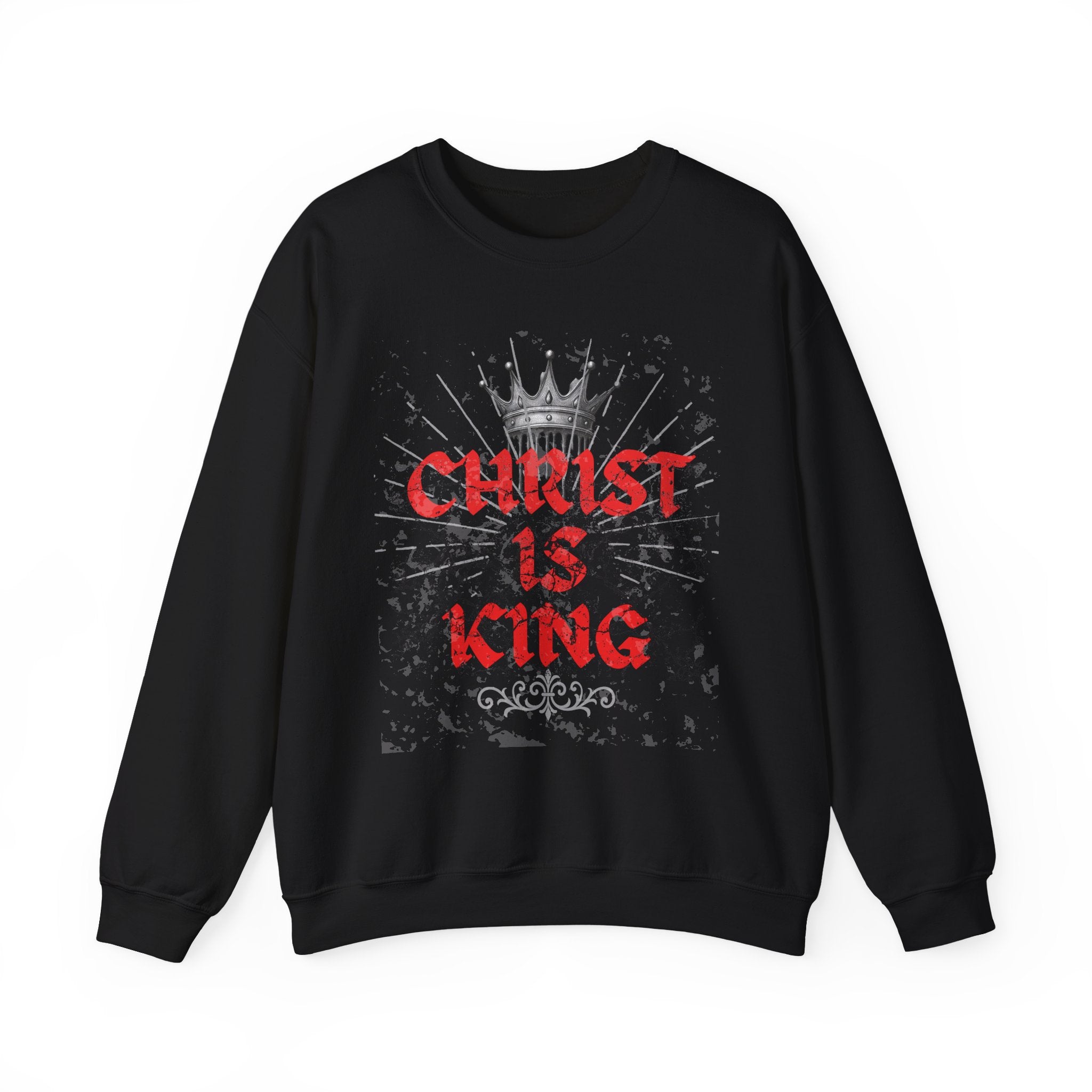 Christ Is King — Heavyweight Gospel Crewneck Sweatshirt