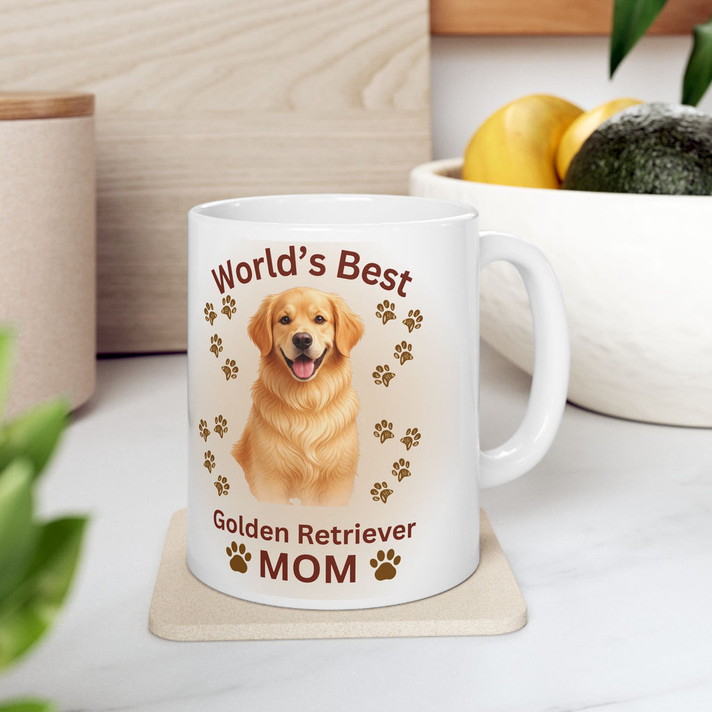 World’s Best Golden Retriever Mom - Premium Ceramic Mug