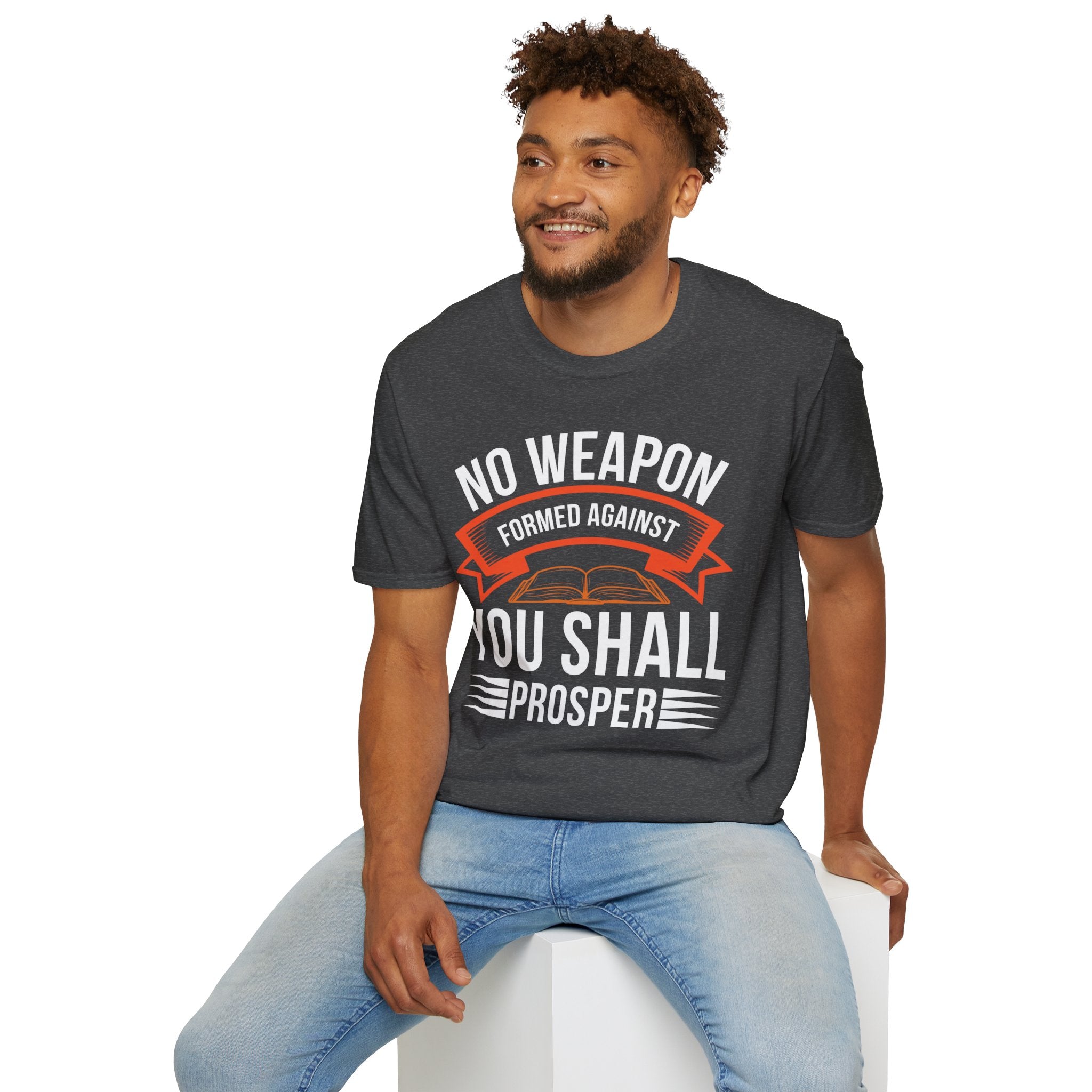 No Weapon Formed Against You Shall Prosper – Isaiah 54:17 | Faith Without Fear Tee