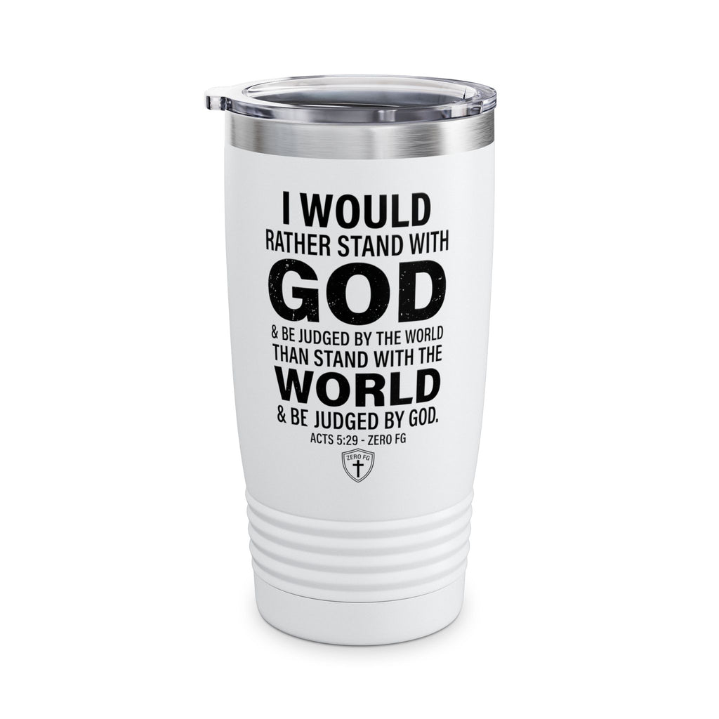 Stand With God Ringneck Tumbler, 20oz