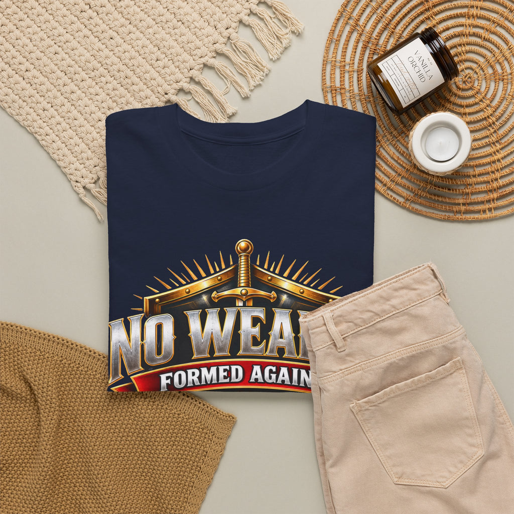 No Weapon Shall Prosper — Isaiah 54:17 Faith T-Shirt
