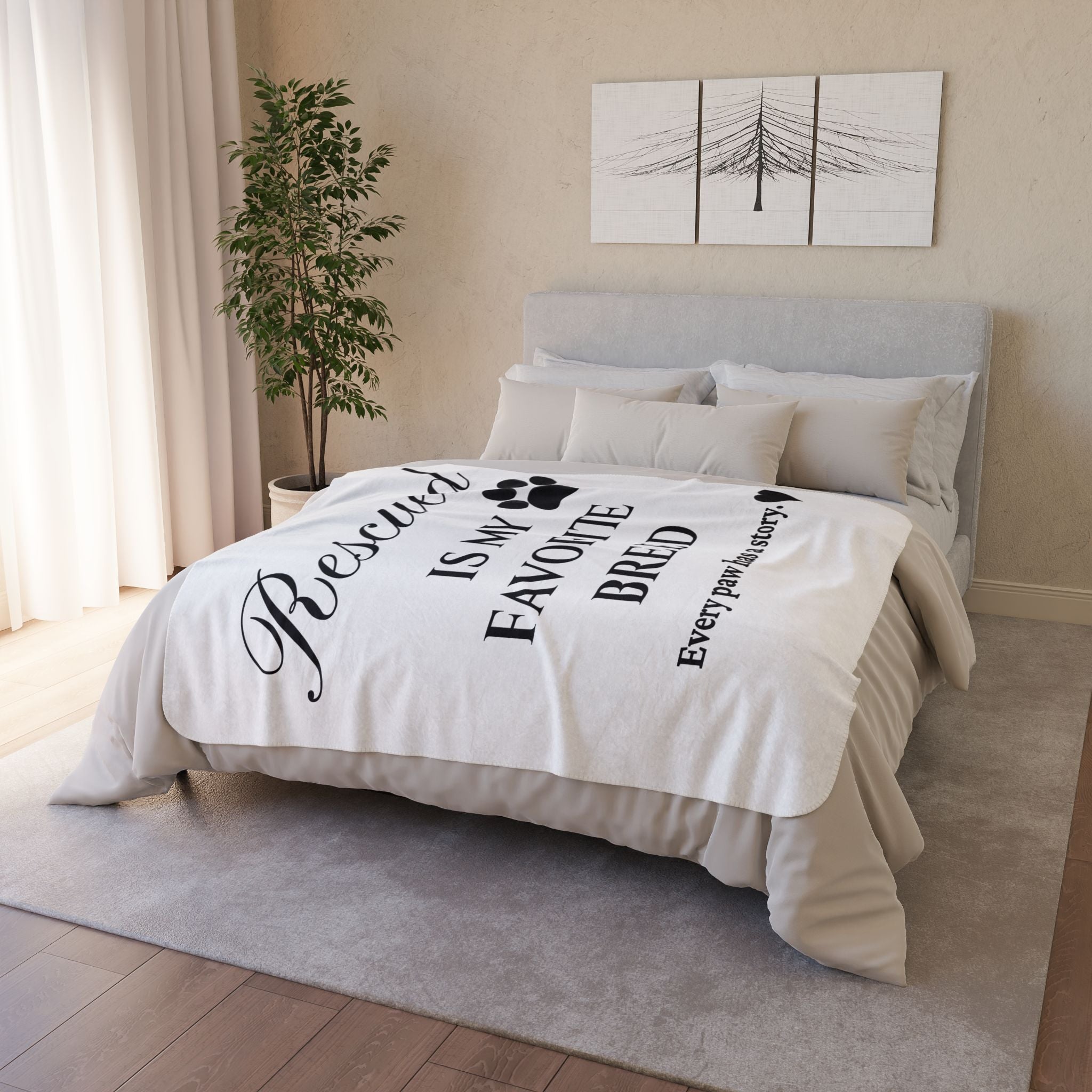 Rescued & Proud: Heavyweight Luxury Sherpa Blanket