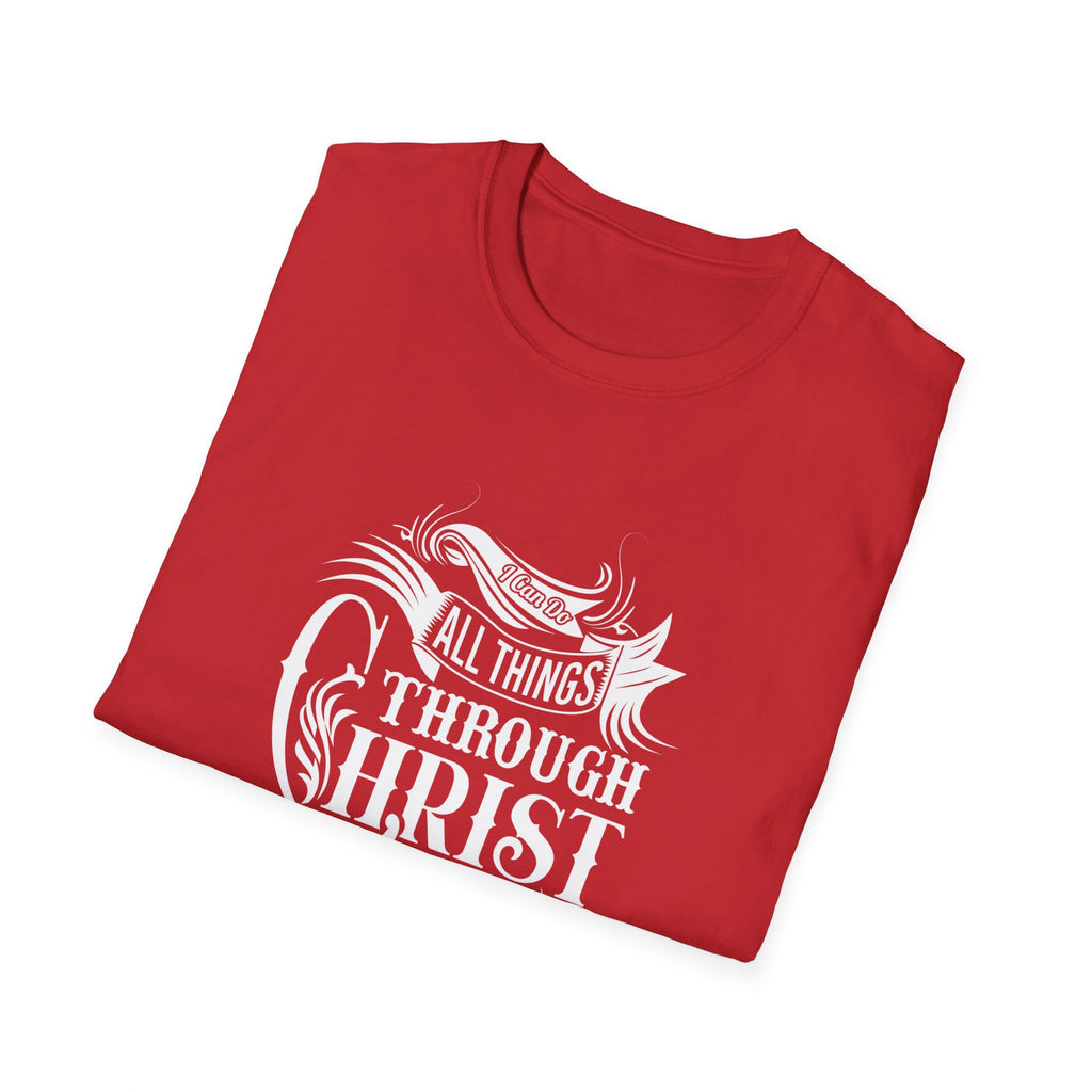 All Things Through Christ Tee — Philippians 4:13