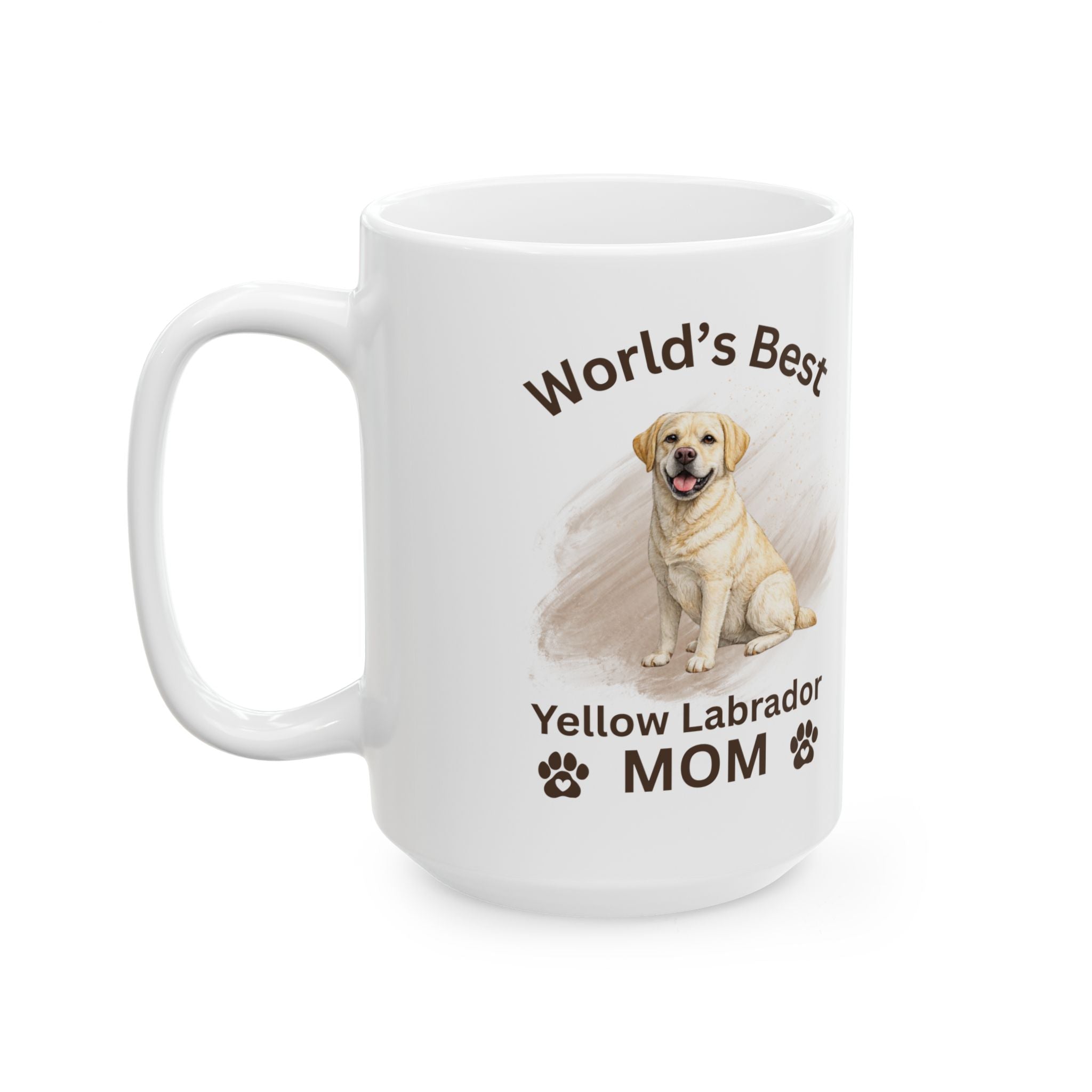 World's Best Yellow Lab Mom Mug - English Labrador Retriever