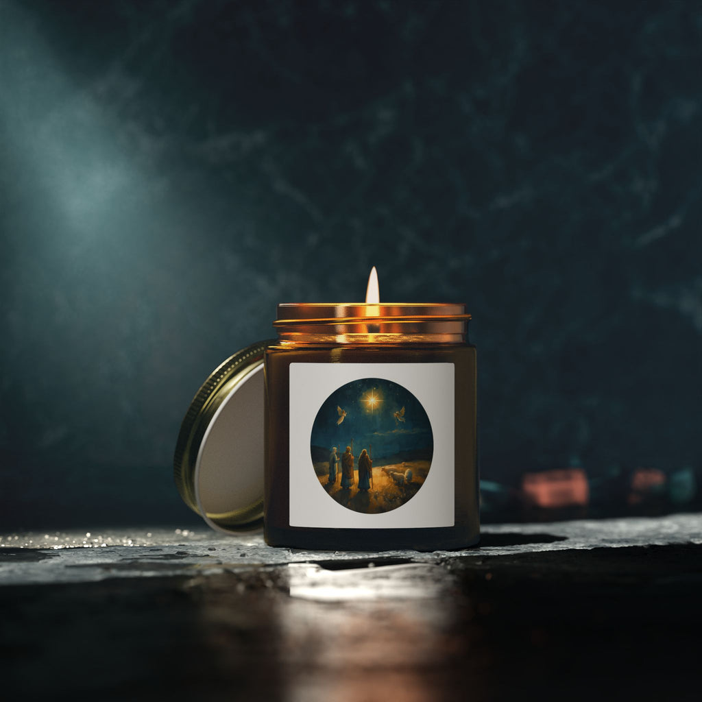 Nativity Star Candle – Holiday Jar (4oz / 9oz)