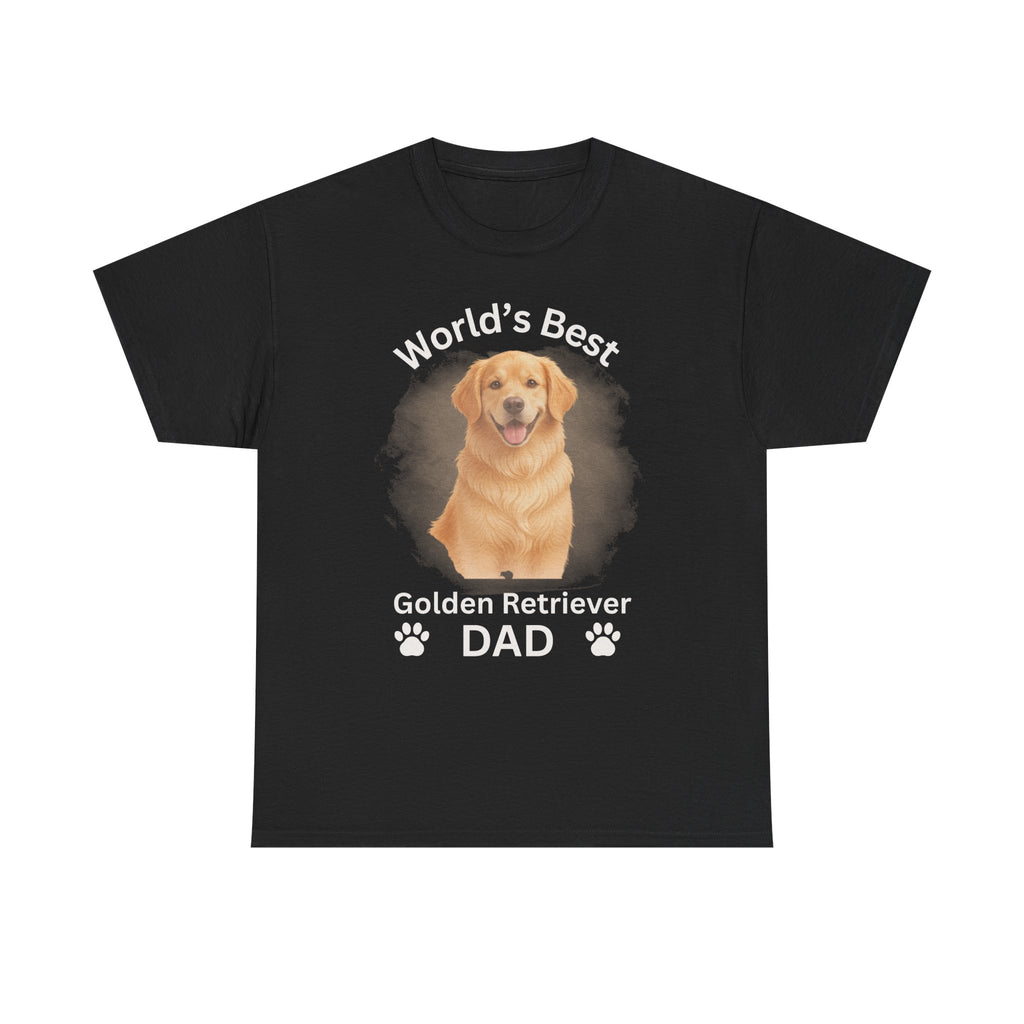 World’s Best Golden Retriever Dad - Premium Cotton T-Shirt