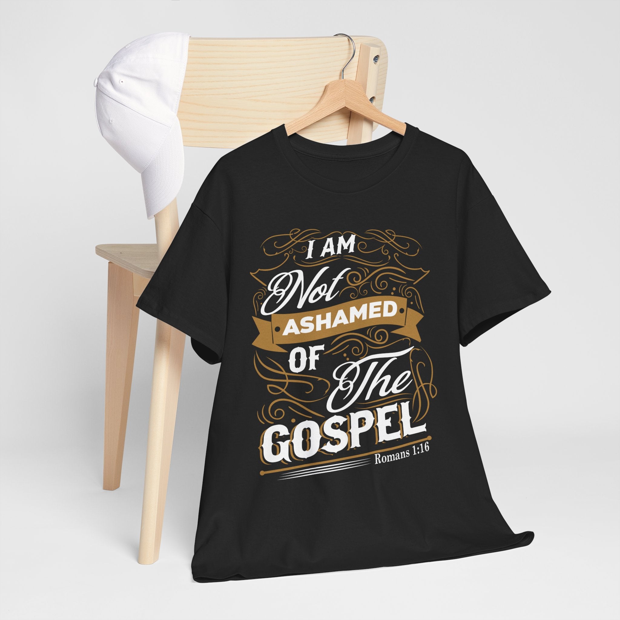 I Am Not Ashamed of the Gospel — Romans 1:16 T-Shirt