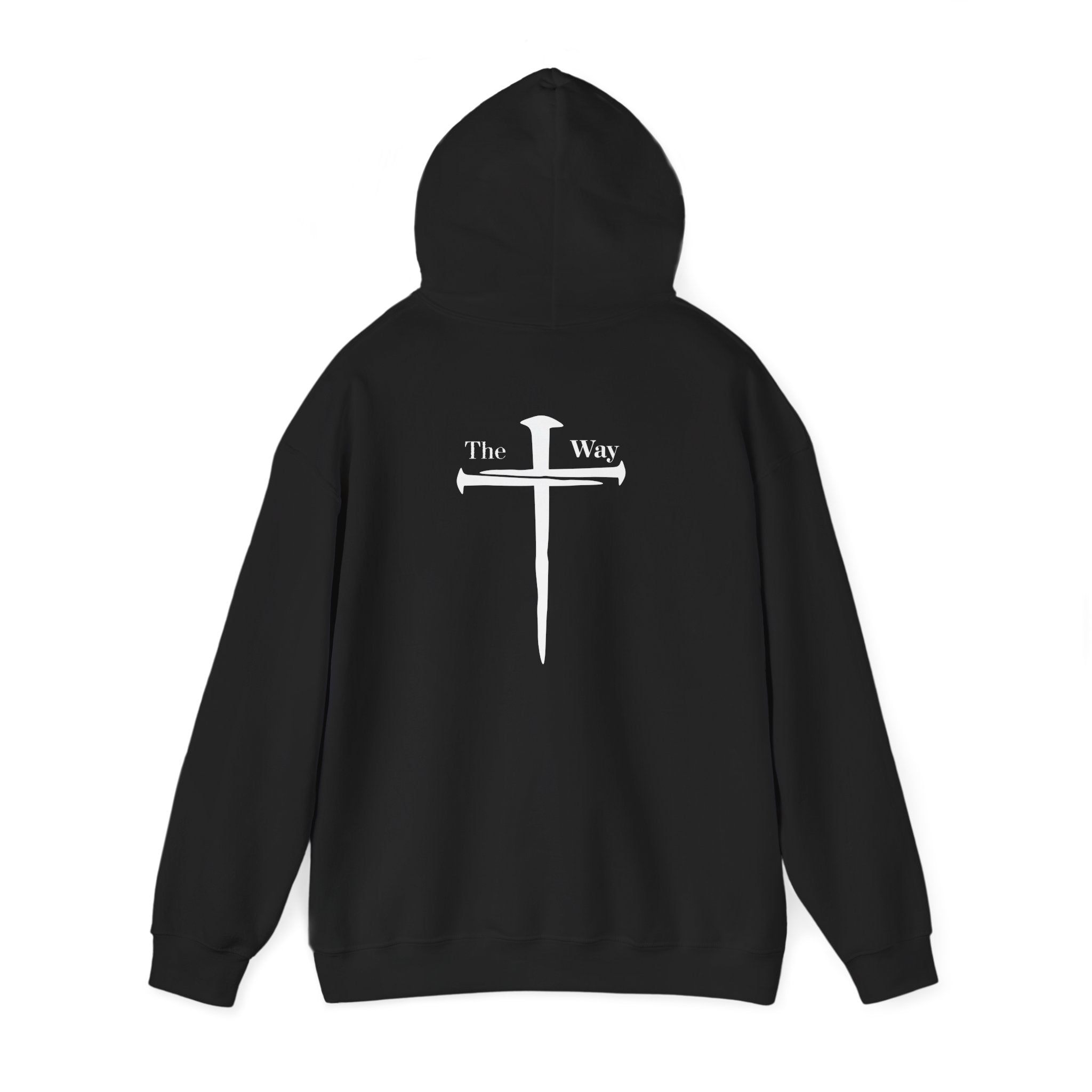 The Way Cross Hoodie – Front & Back Faith Design