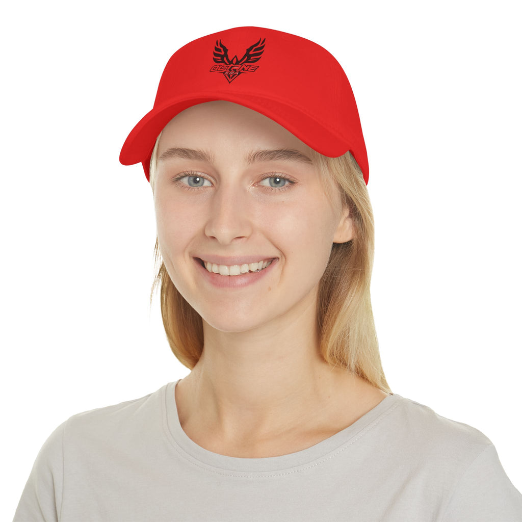 Sporty Low Profile Baseball Cap with Phoenix Design