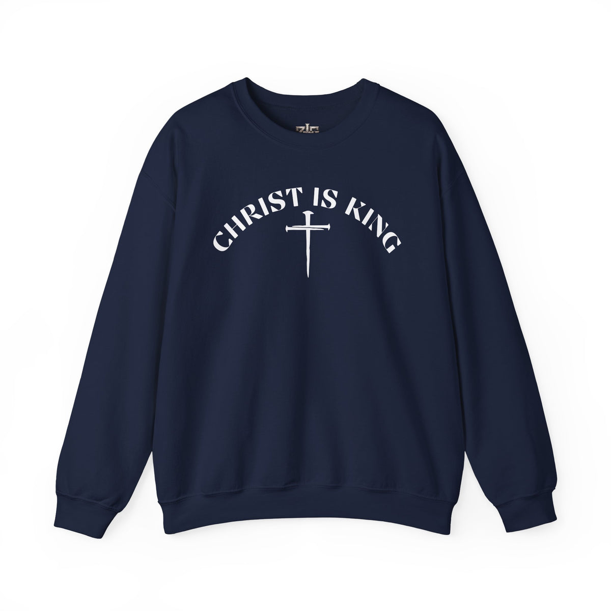 Christ Is King Crewneck Sweatshirt - Christian Faith Pullover