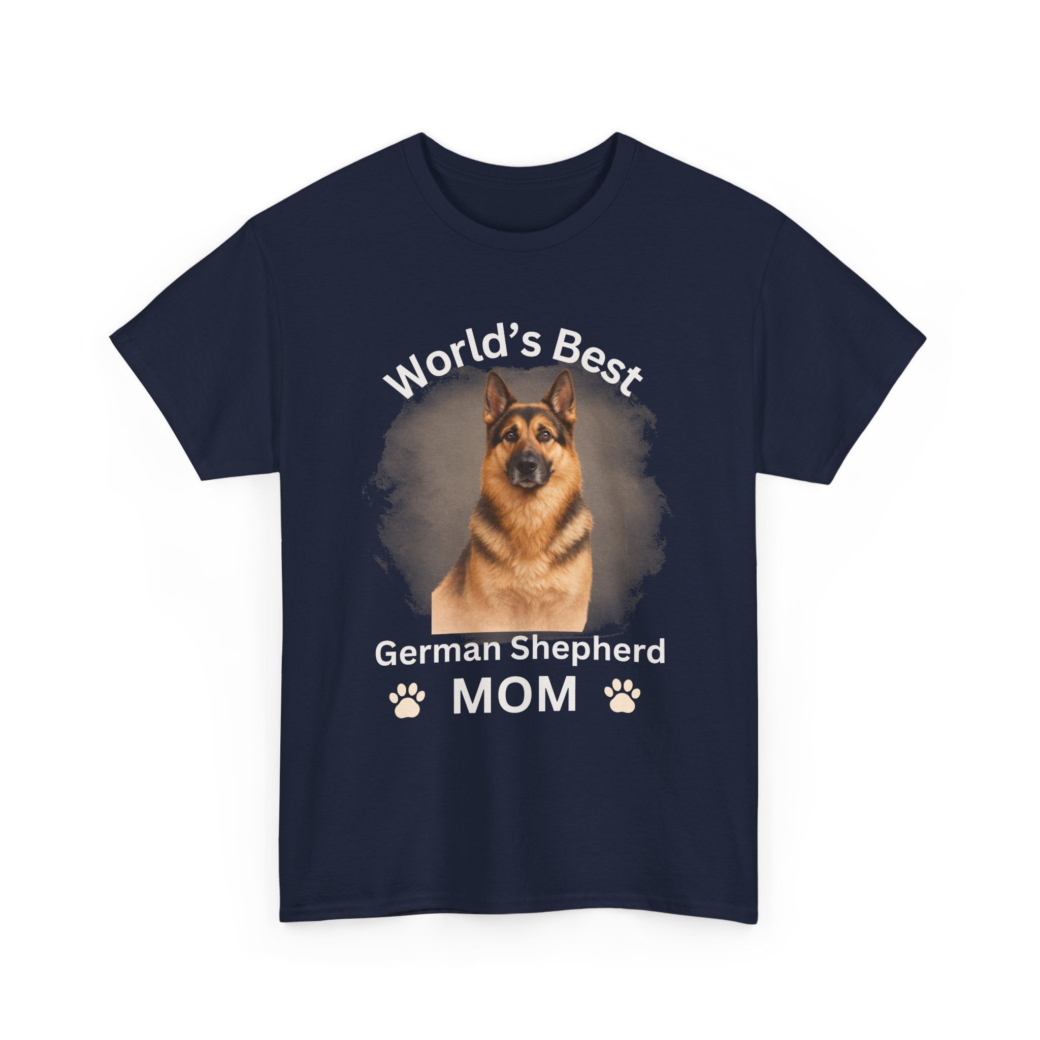 German Shepherd Mom - Premium Heavyweight Cotton T-Shirt