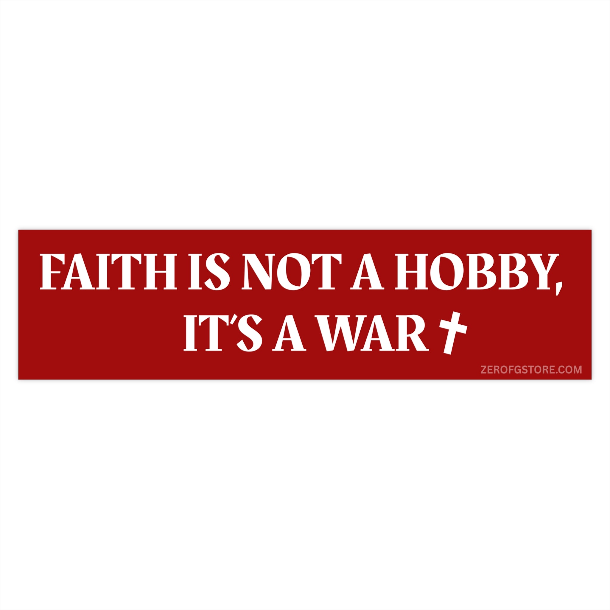 Zero FG — Defiant Christianity Weatherproof Vinyl Sticker