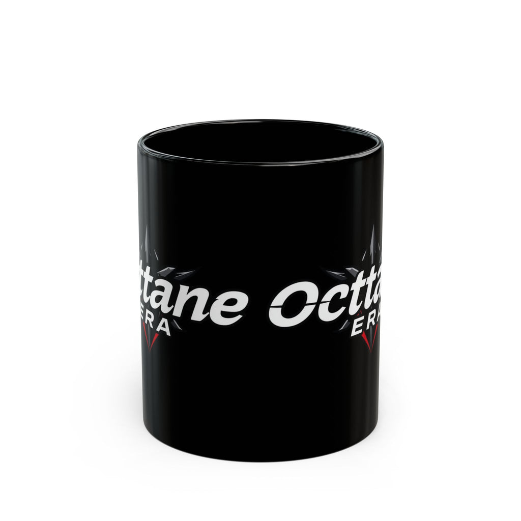 Black Mug for Coffee Lovers | Octane Era Design | Unique Gift for Car Enthusiasts, Birthday, Christmas, Fun Decor