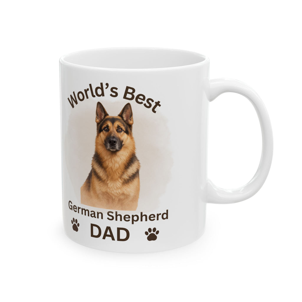 German Shepherd Dad - Premium Ceramic Coffee Mug