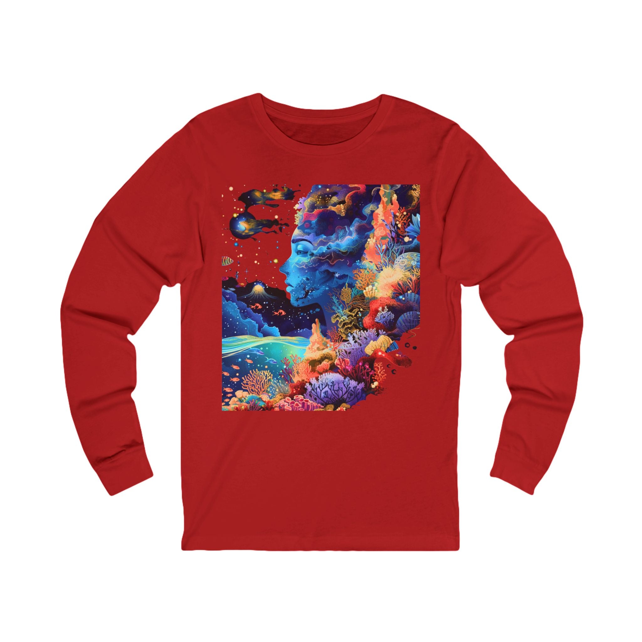 ZFG “Ethereal Reflection” Long Sleeve Premium Tee — Bella + Canvas 3501 (Unisex)
