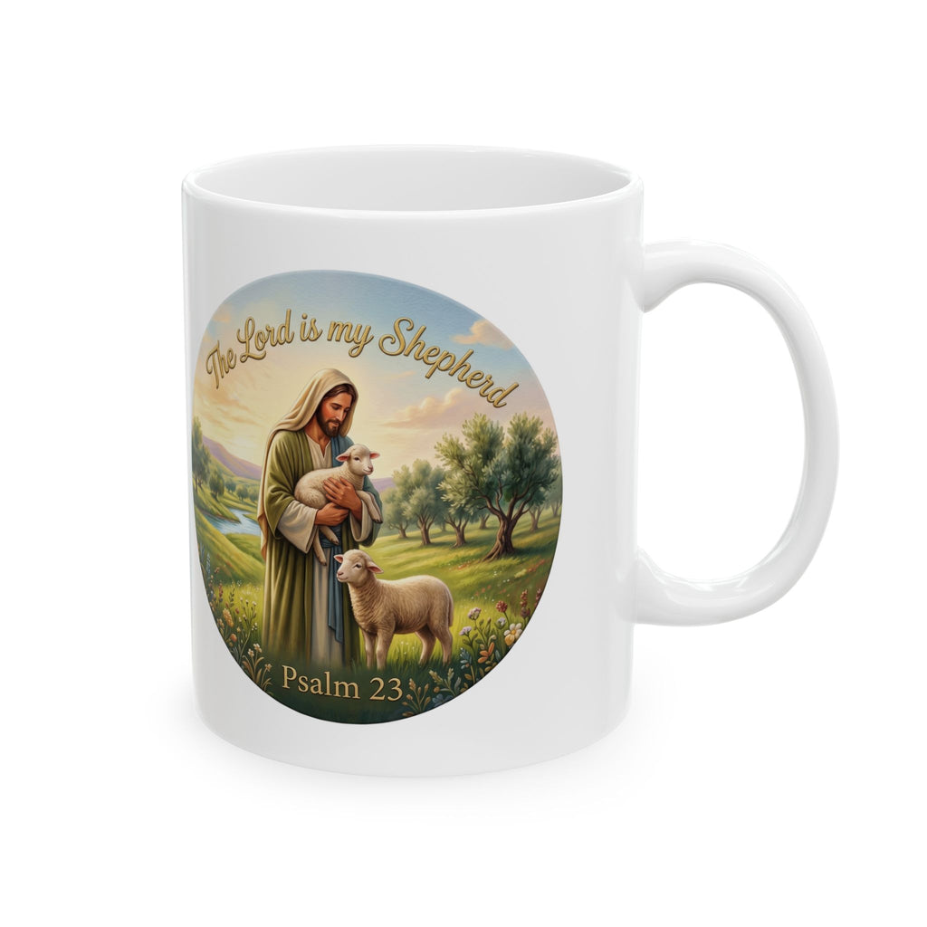 The Lord Is My Shepherd Christian Mug - Psalm 23 Faith Gift