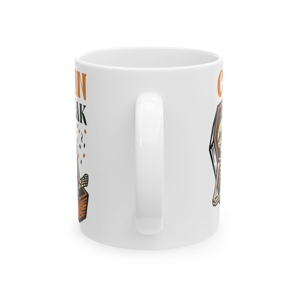 Spooky Skeleton Coffee Mug - Coffin Break Design