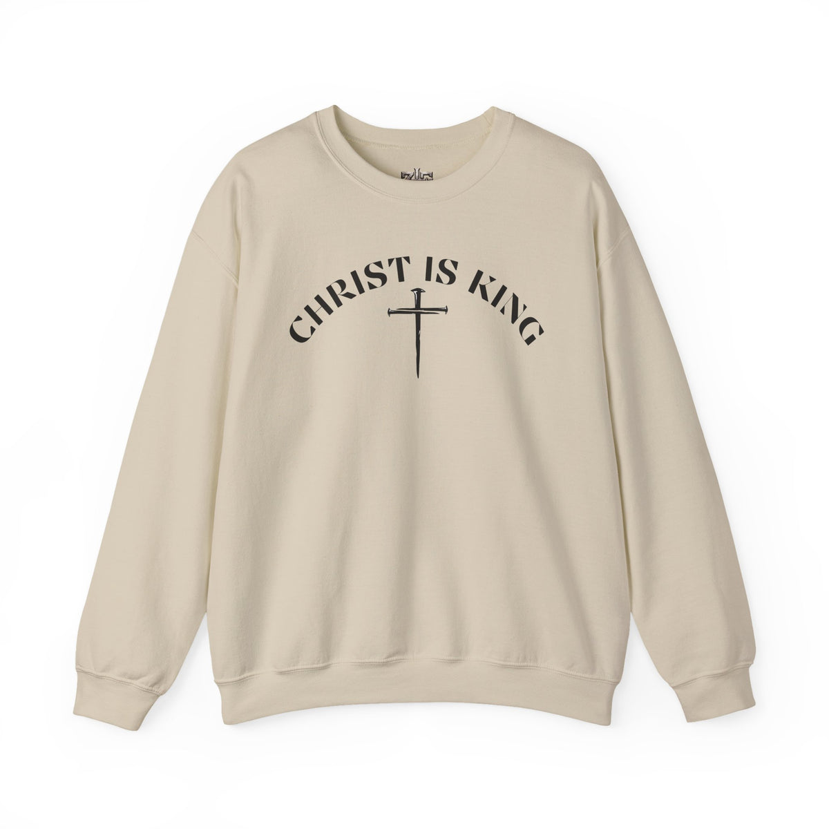 Christ Is King Crewneck Sweatshirt - Christian Faith Pullover