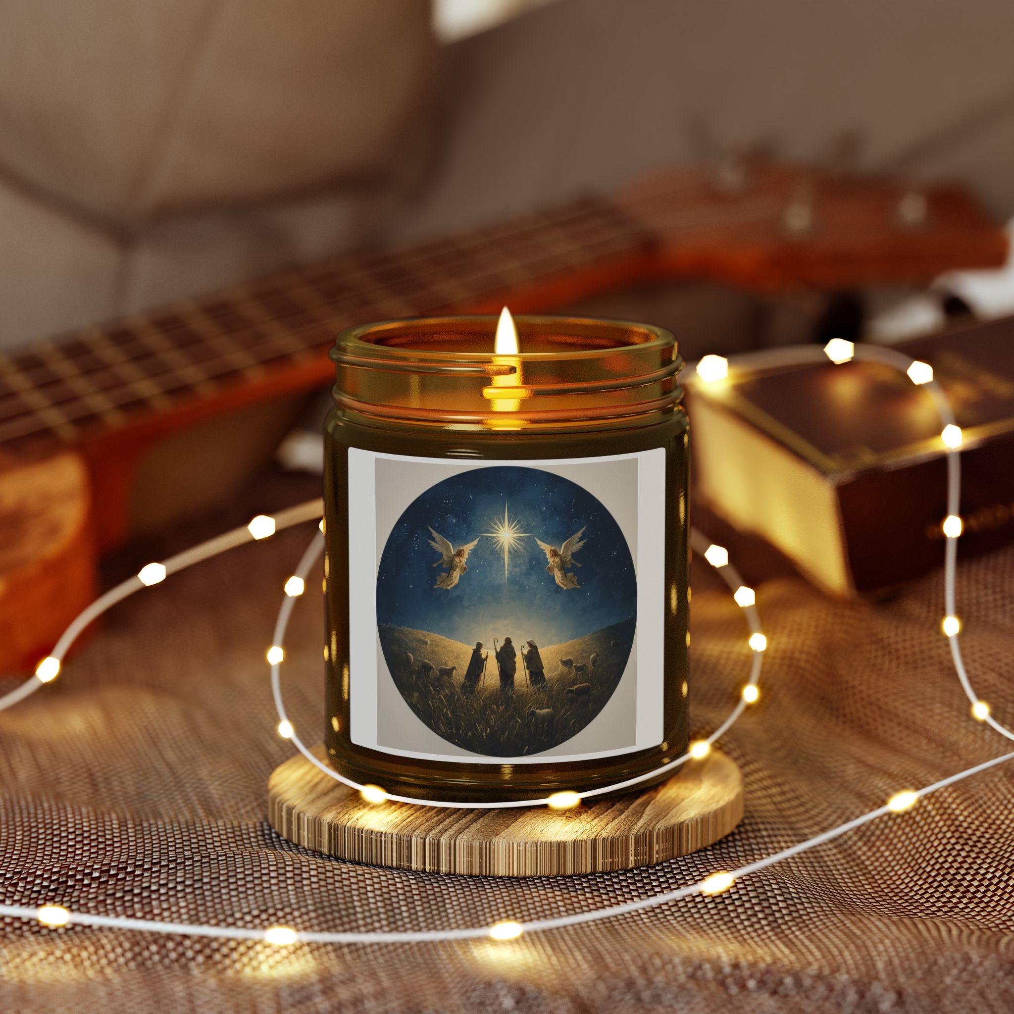 Nativity Scene Candle — Holiday Jar (4oz & 9oz)