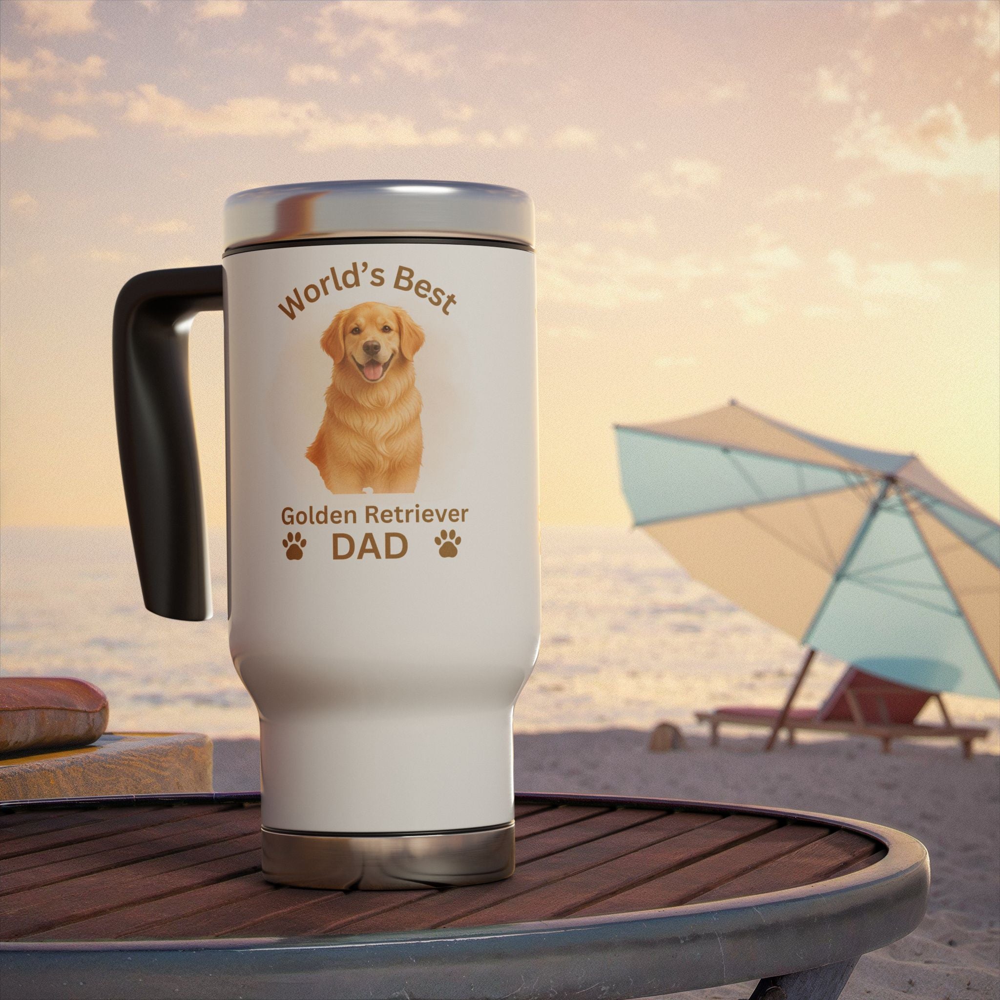 World’s Best Golden Retriever Dad - 14oz Insulated Commuter Mug