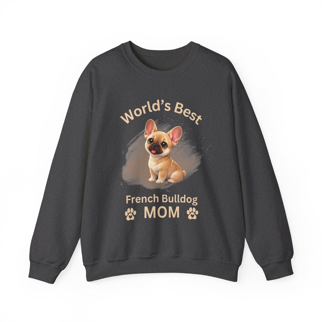 World's Best French Bulldog Mom - Premium Crewneck Sweatshirt