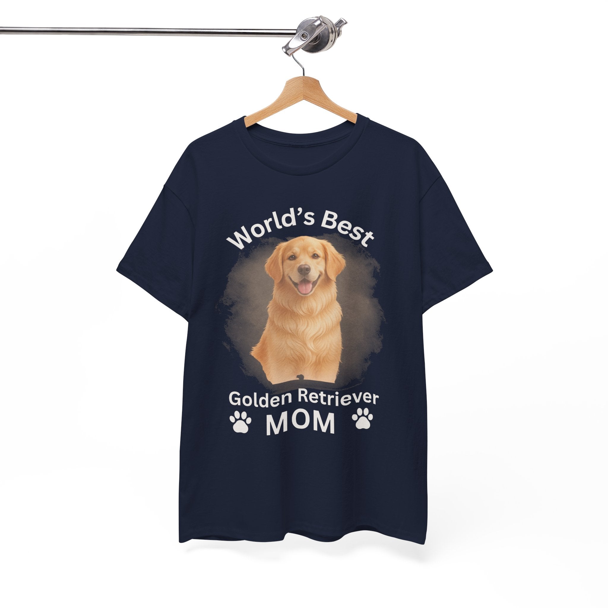 World’s Best Golden Retriever Mom - Premium Cotton T-Shirt