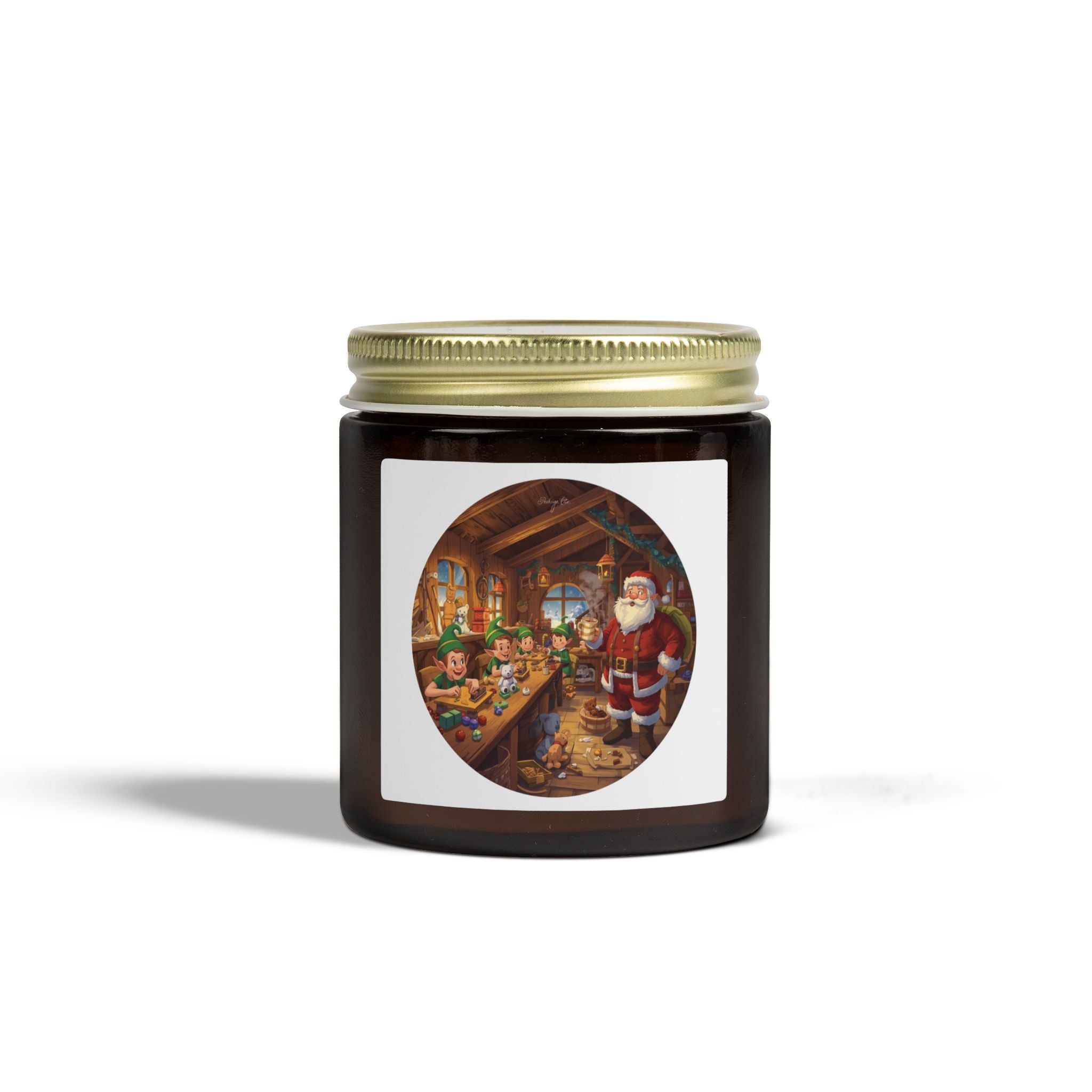 Christmas Workshop Candle — Holiday Scented (4oz & 9oz)