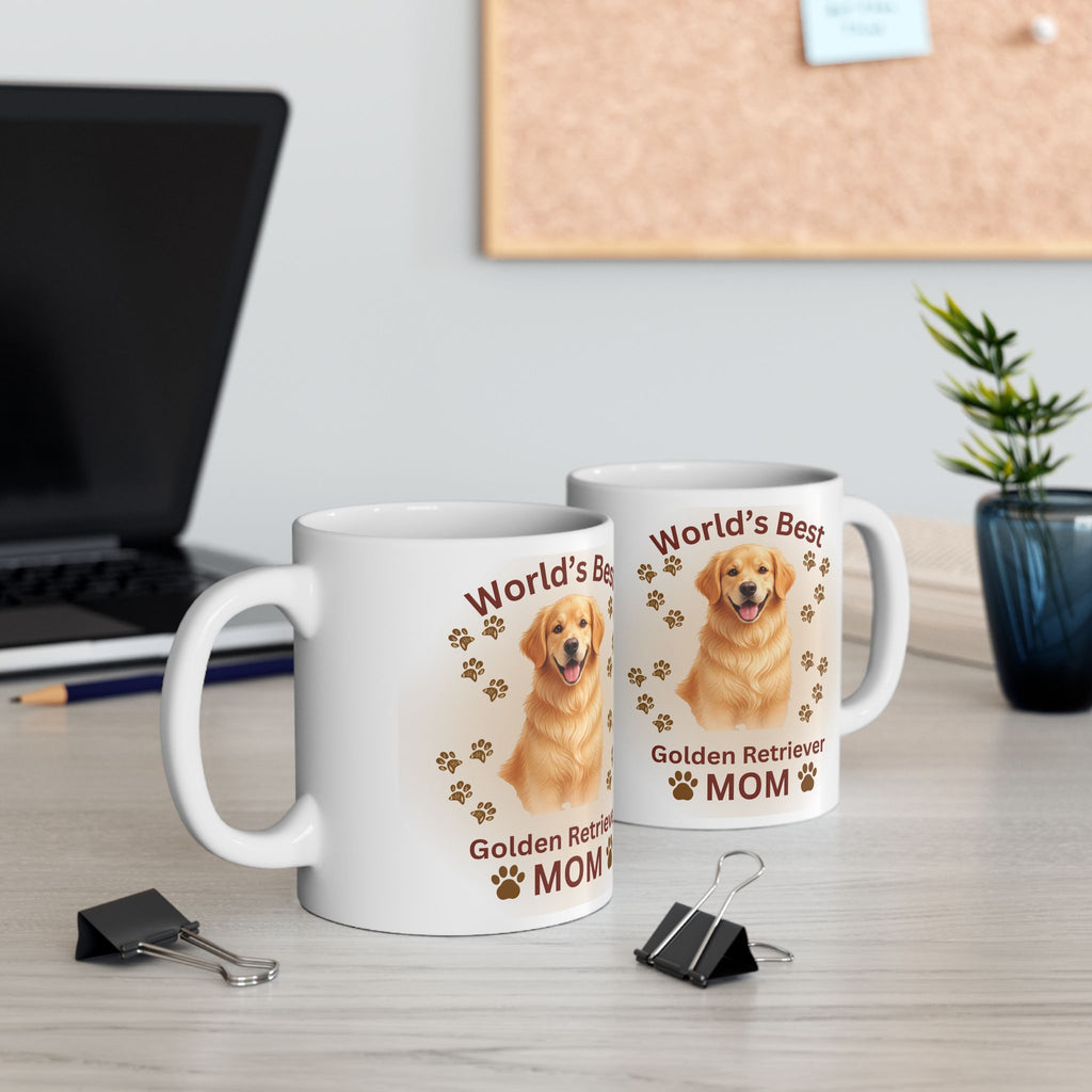 World’s Best Golden Retriever Mom - Premium Ceramic Mug