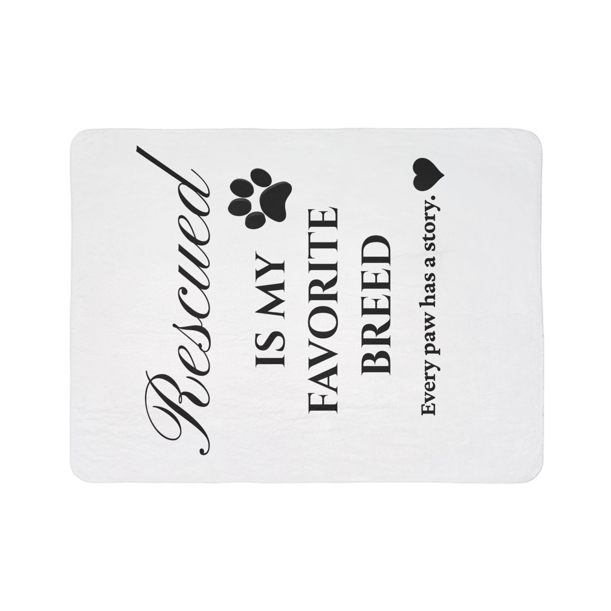 Rescued & Proud: Heavyweight Luxury Sherpa Blanket