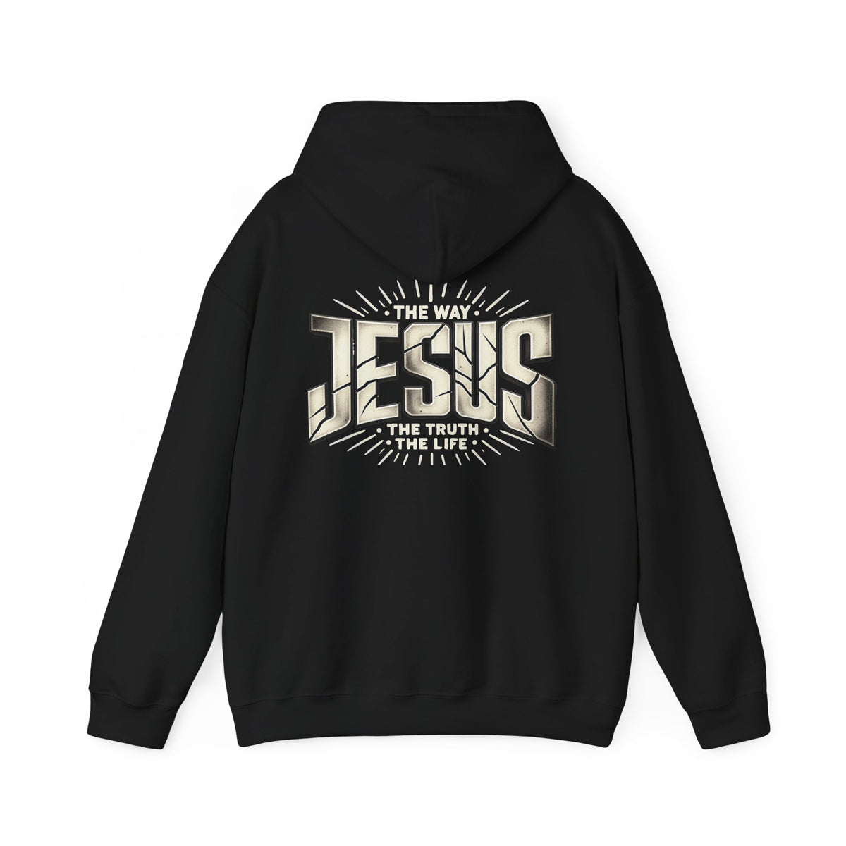 Jesus The Way The Truth The Life John 14:6 Christian hoodie, another view