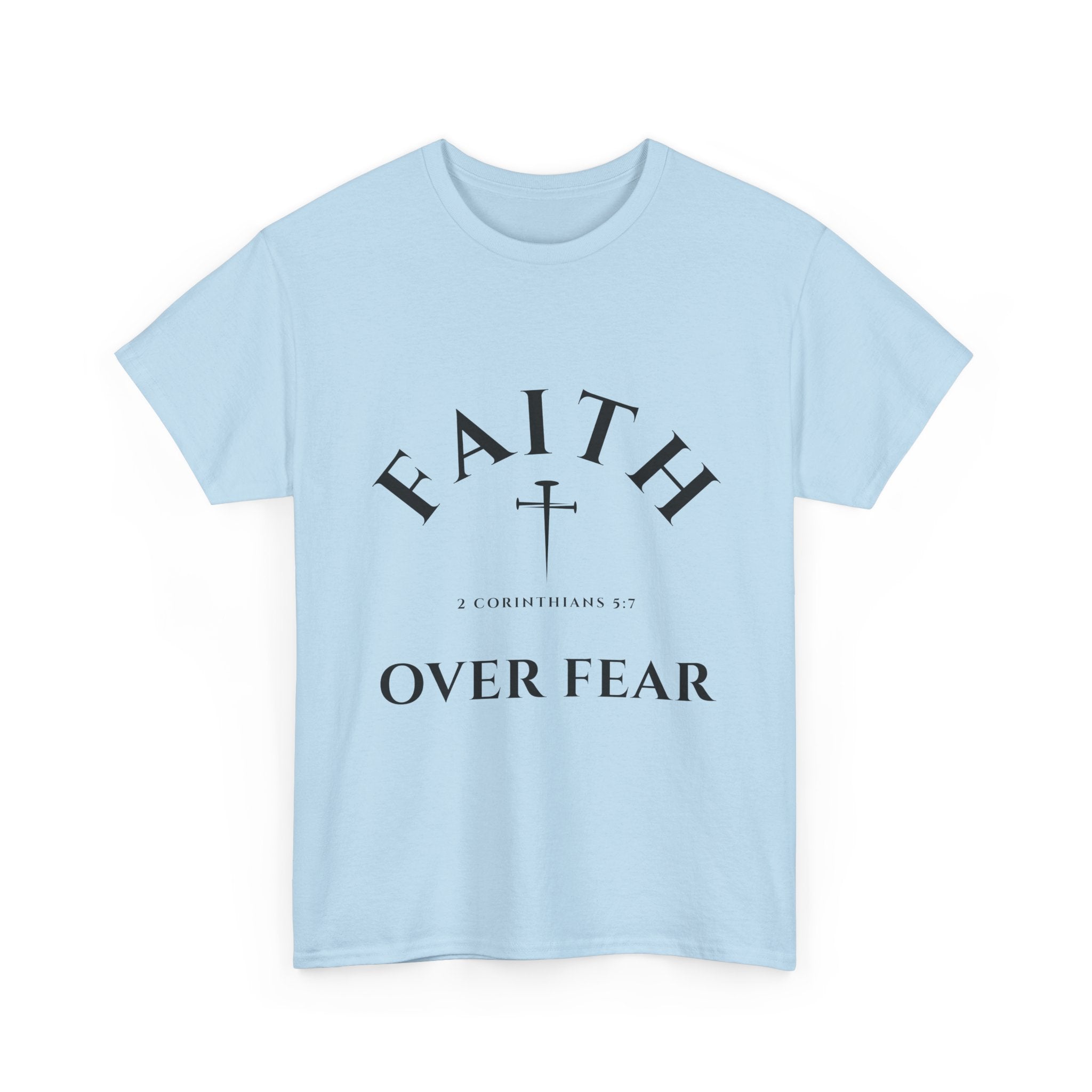 Faith Over Fear — Premium Heavyweight T-Shirt