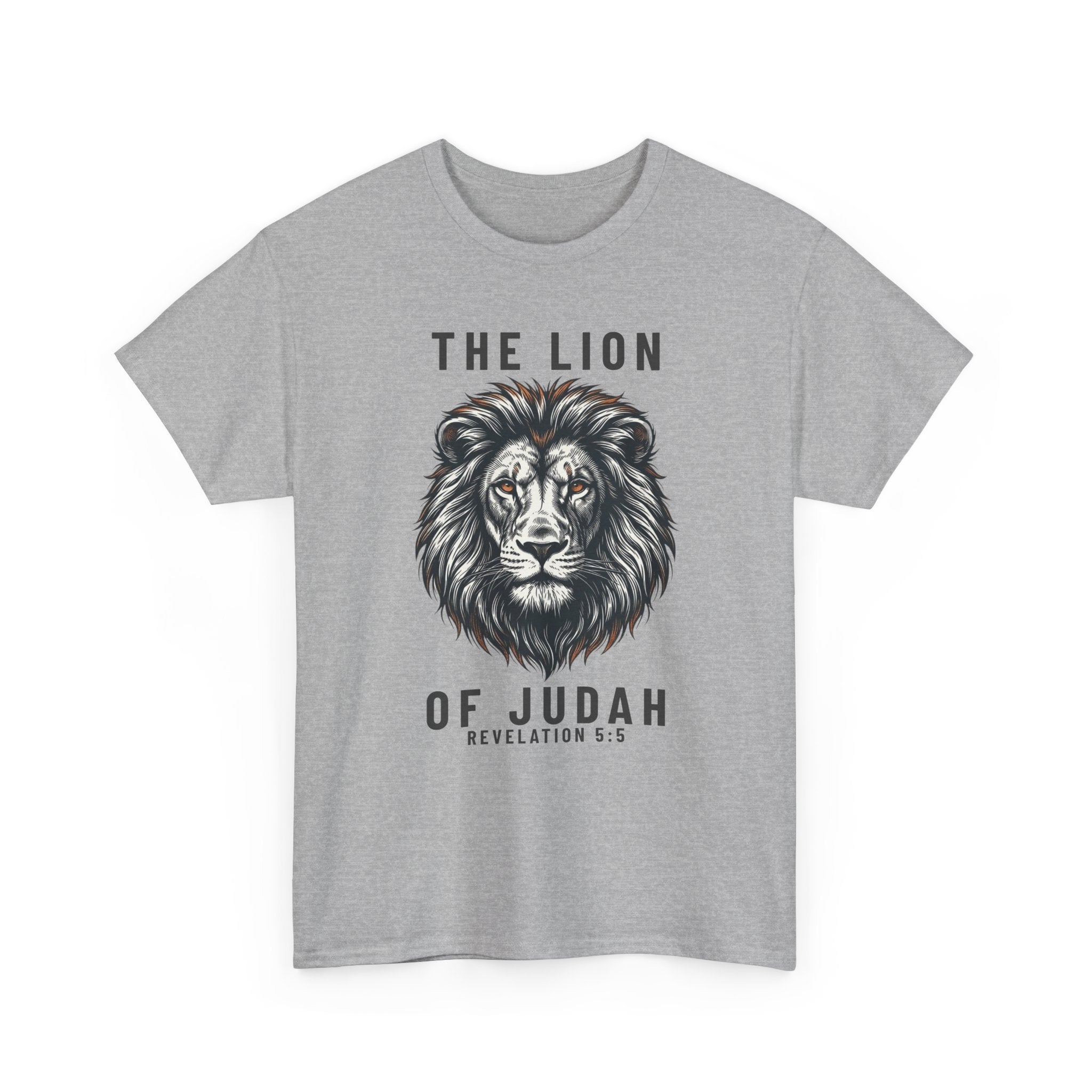 Lion of Judah | High-Contrast Premium Heavyweight T-Shirt