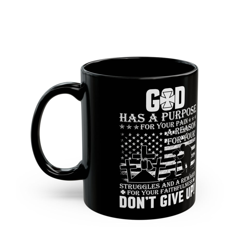 God Is With Us | The Patriotic American Flag Mug