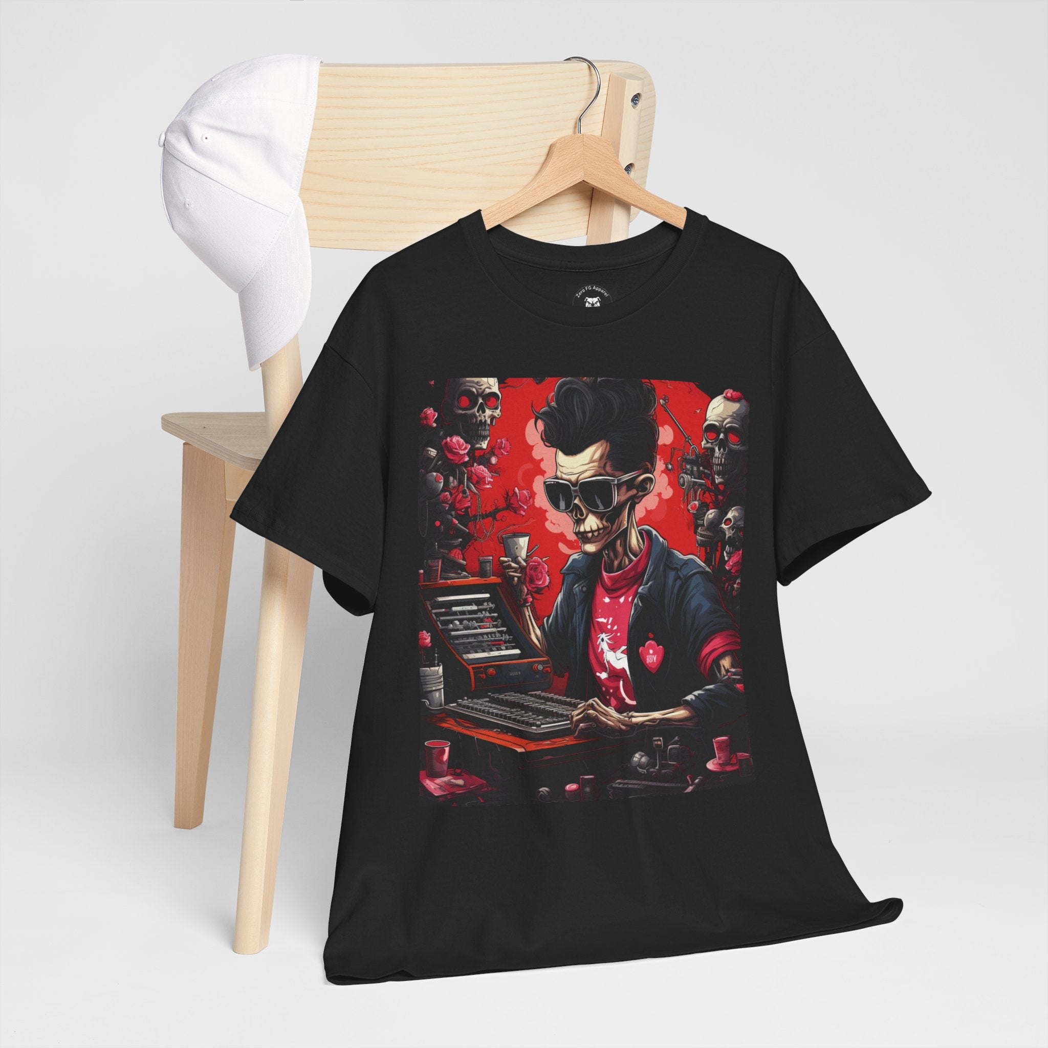 Studio Bones – Sound & Strings Graphic T-Shirt