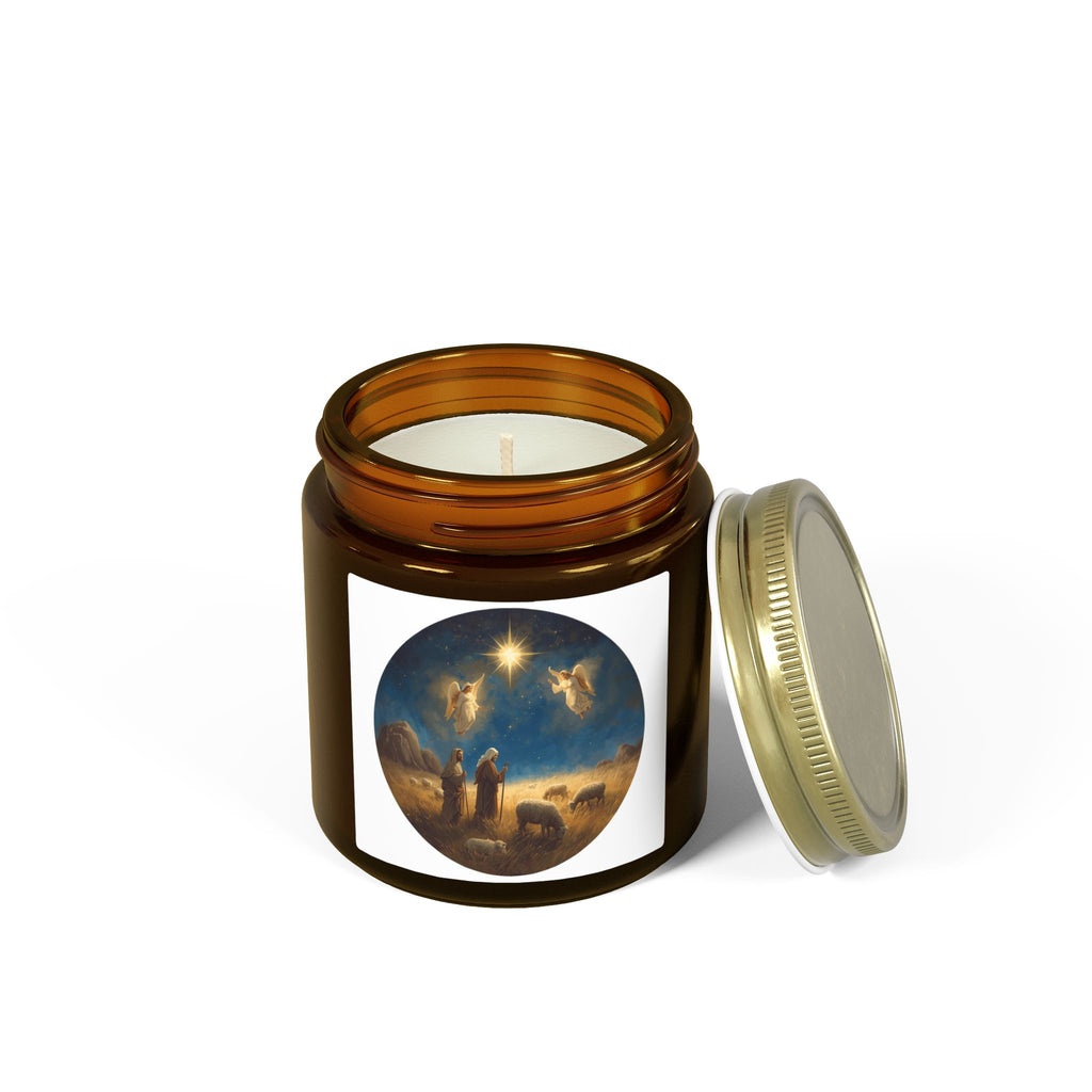 Nativity Night Candle — Shepherds & Star (4oz/9oz)