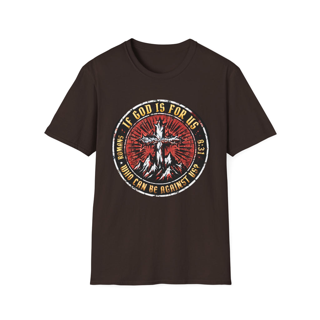 "If God Is For Us" Christian T-Shirt — Romans 8:31 Faith Graphic Tee