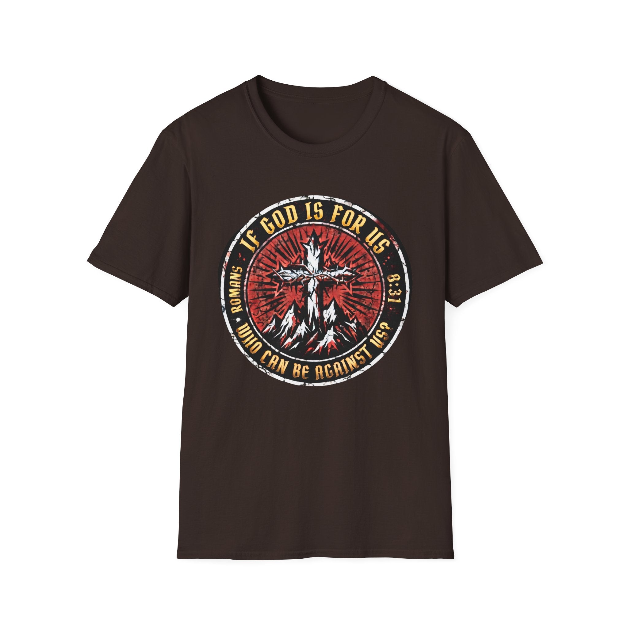 "If God Is For Us" Christian T-Shirt — Romans 8:31 Faith Graphic Tee