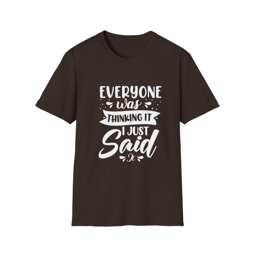 Just Said It Tee (Dark)