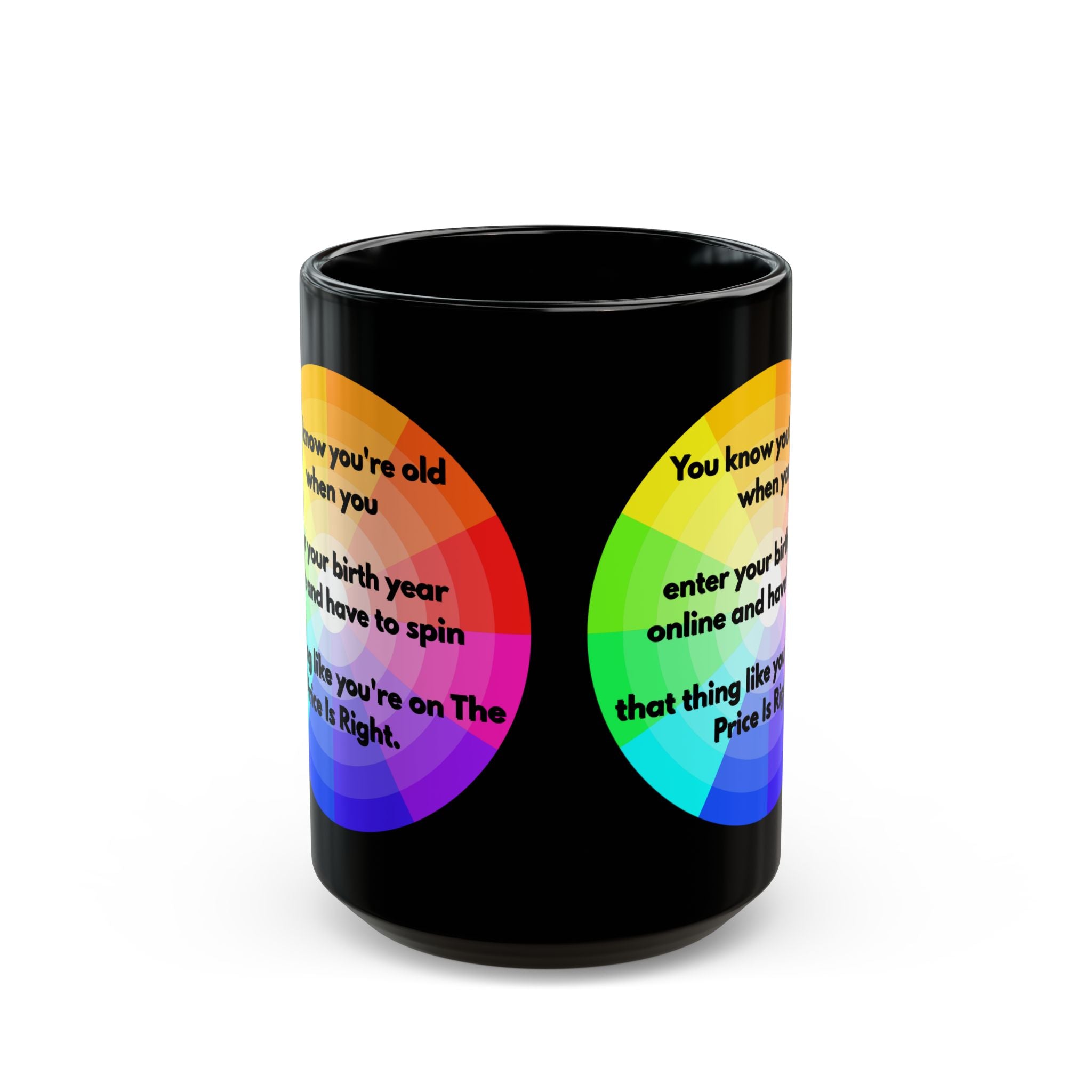 Funny Coffee Mug – Price Is Right Birth Year Joke – Black 11oz & 15oz