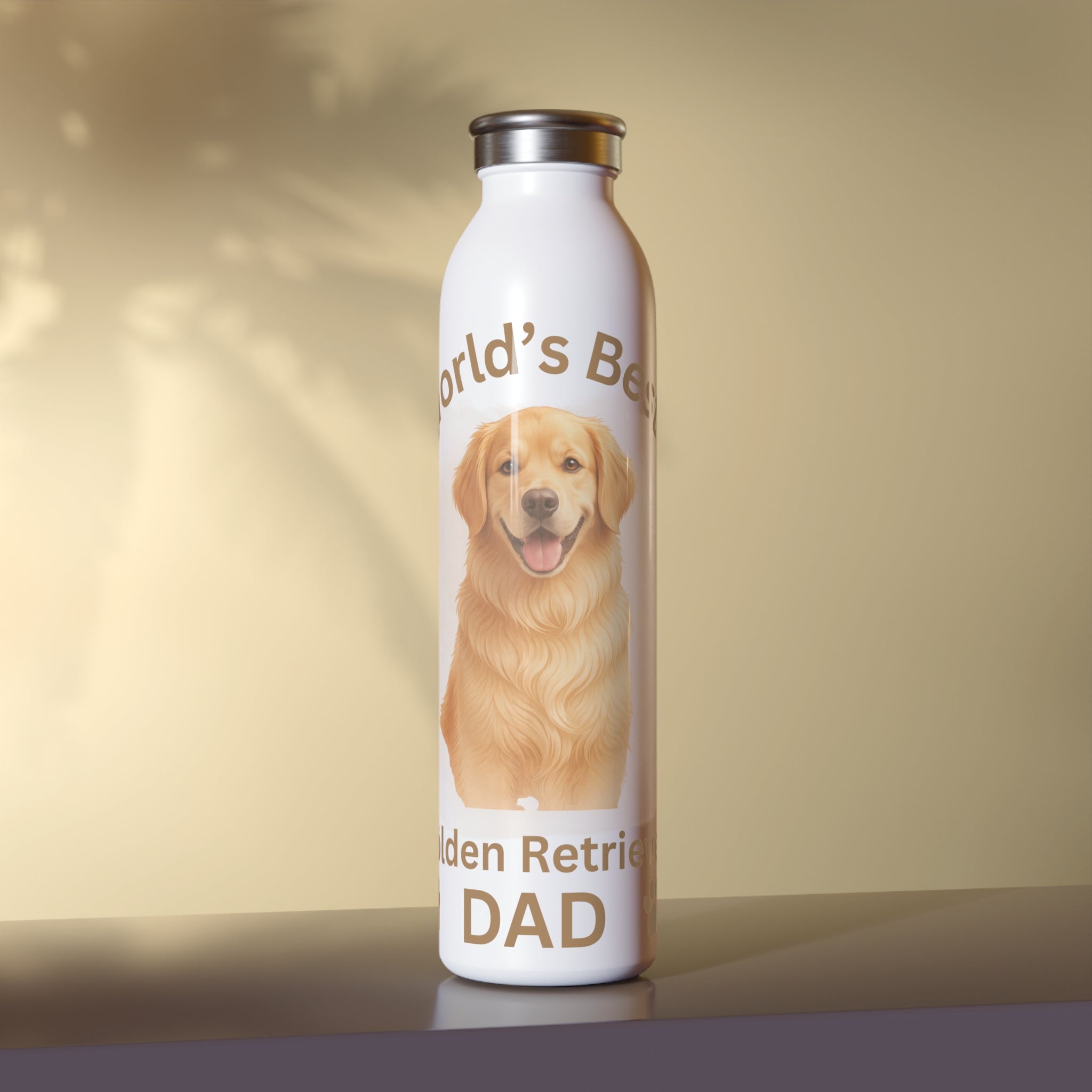 World’s Best Golden Retriever Dad - 20oz Insulated Adventure Bottle