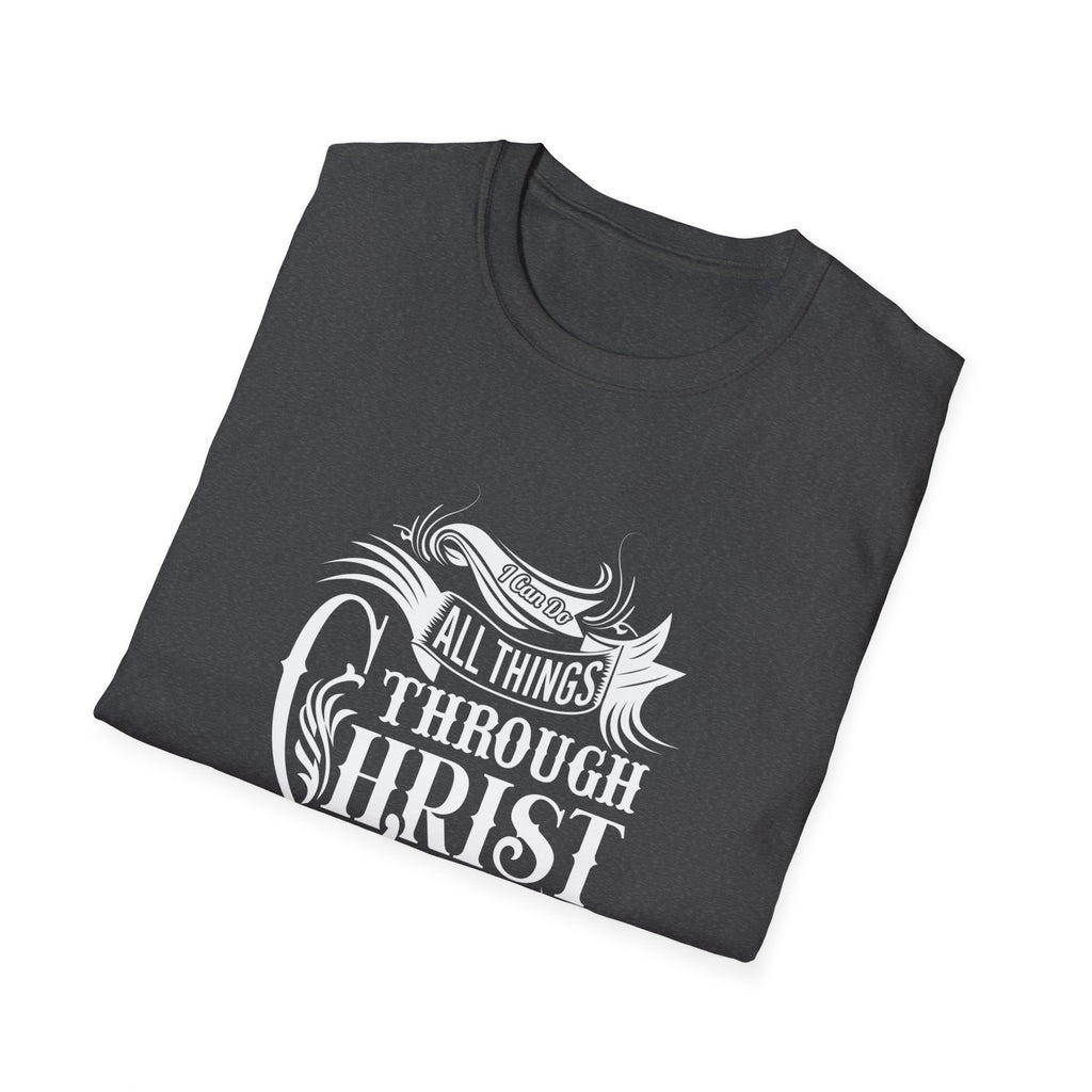 All Things Through Christ Tee — Philippians 4:13