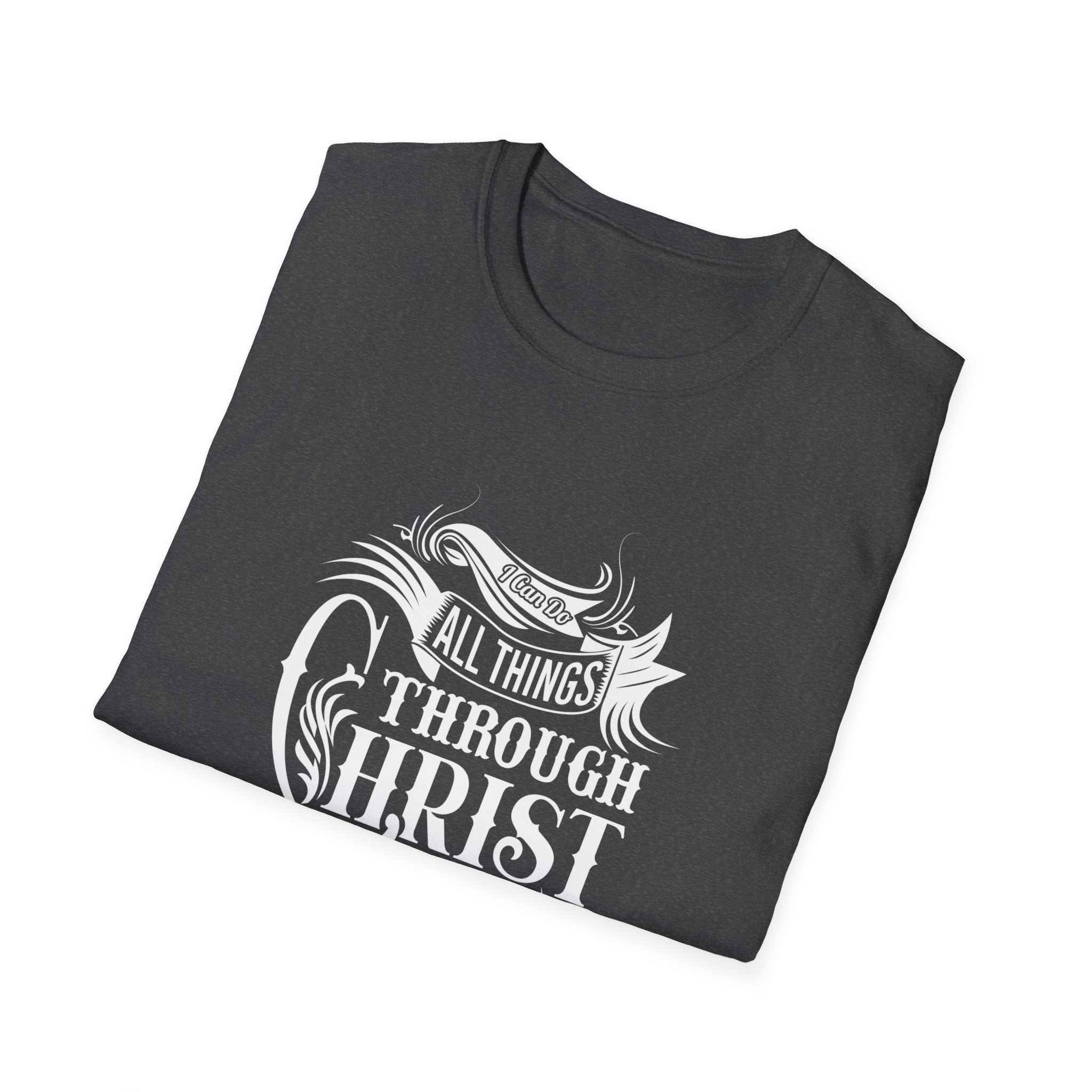 All Things Through Christ Tee — Philippians 4:13