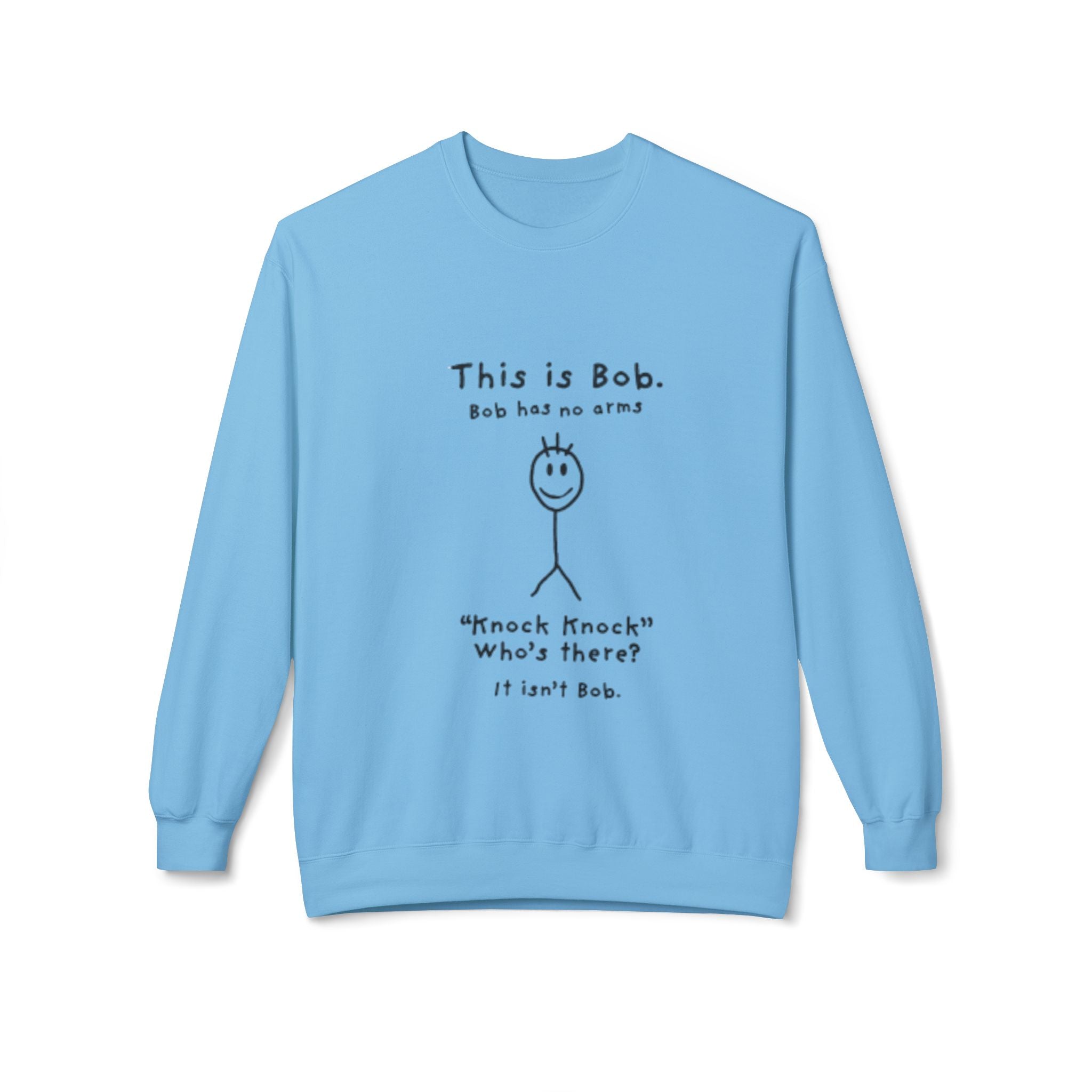 This Is Bob Funny Stick Figure Sweatshirt – Dark Humor Joke