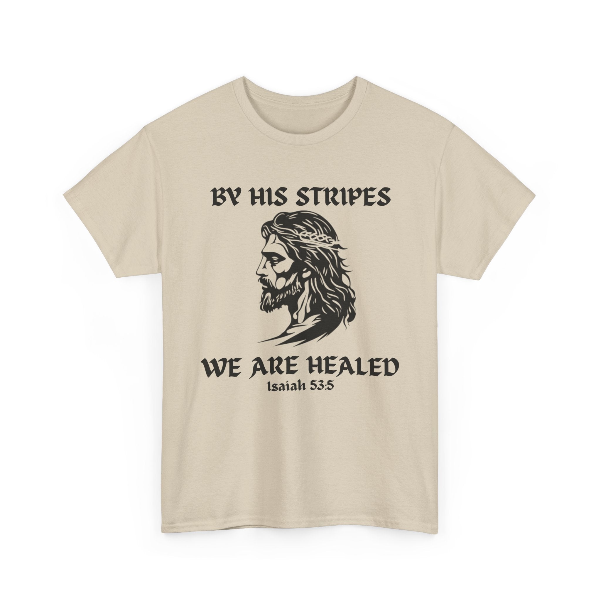 By His Stripes — Heavyweight Gospel T-Shirt
