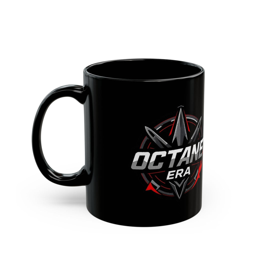 Octane Era Black Mug - Cool Gamer Gift for Coffee Lovers, Perfect for Birthdays, Holidays, Home Office, and Daily Use