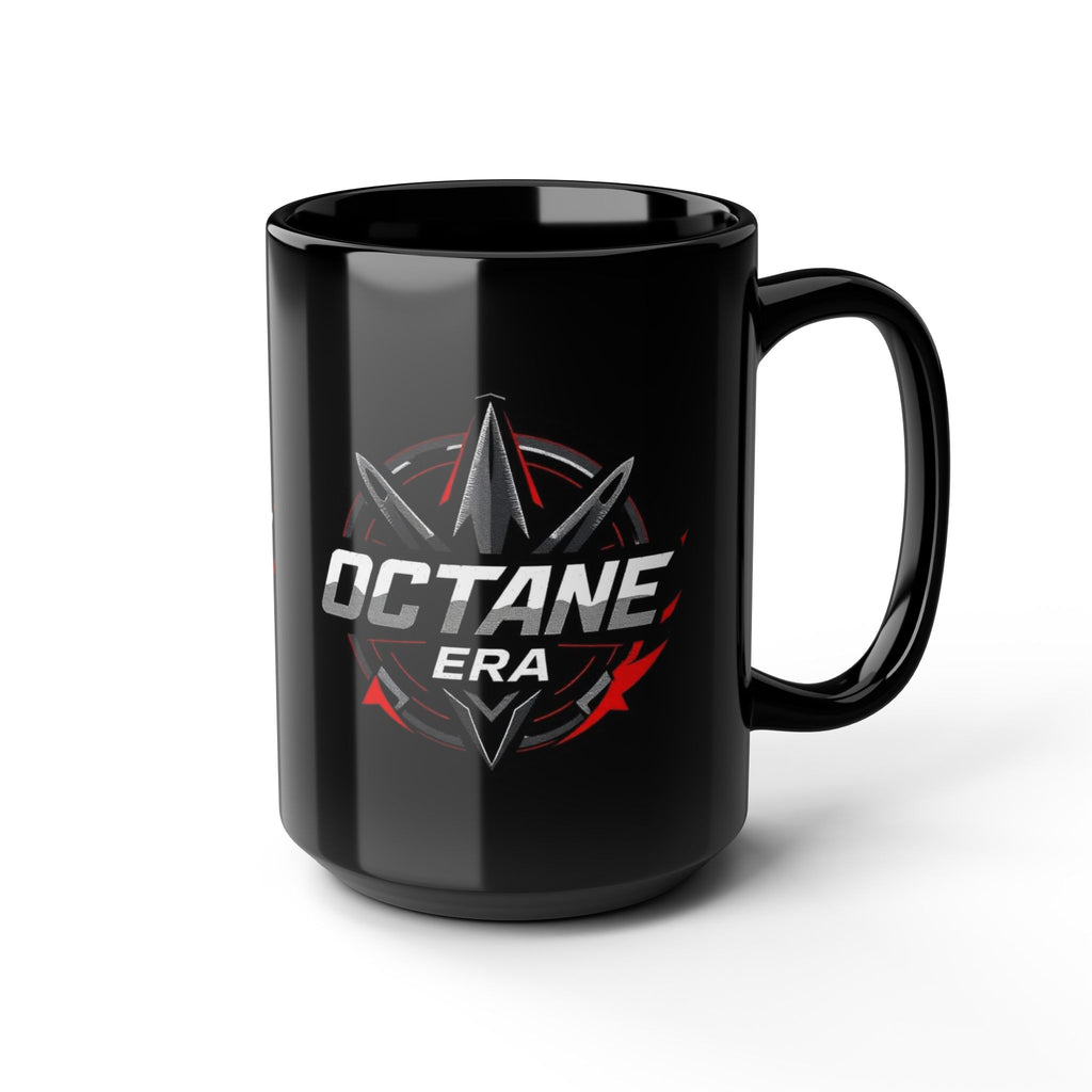 Octane Era Black Mug - Cool Gamer Gift for Coffee Lovers, Perfect for Birthdays, Holidays, Home Office, and Daily Use